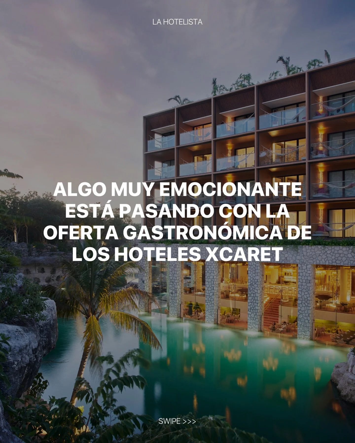Hotelistas que aman comer, esto les interesa. Los hoteles @hotelxcaretmexico, @hotelxcaretarte y @lacasadelaplaya tienen dos nuevos chefs en su Colectivo Gastron&oacute;mico.

Ya queremos ver lo que est&aacute;n preparando @karylmt @antonio.bachour ?