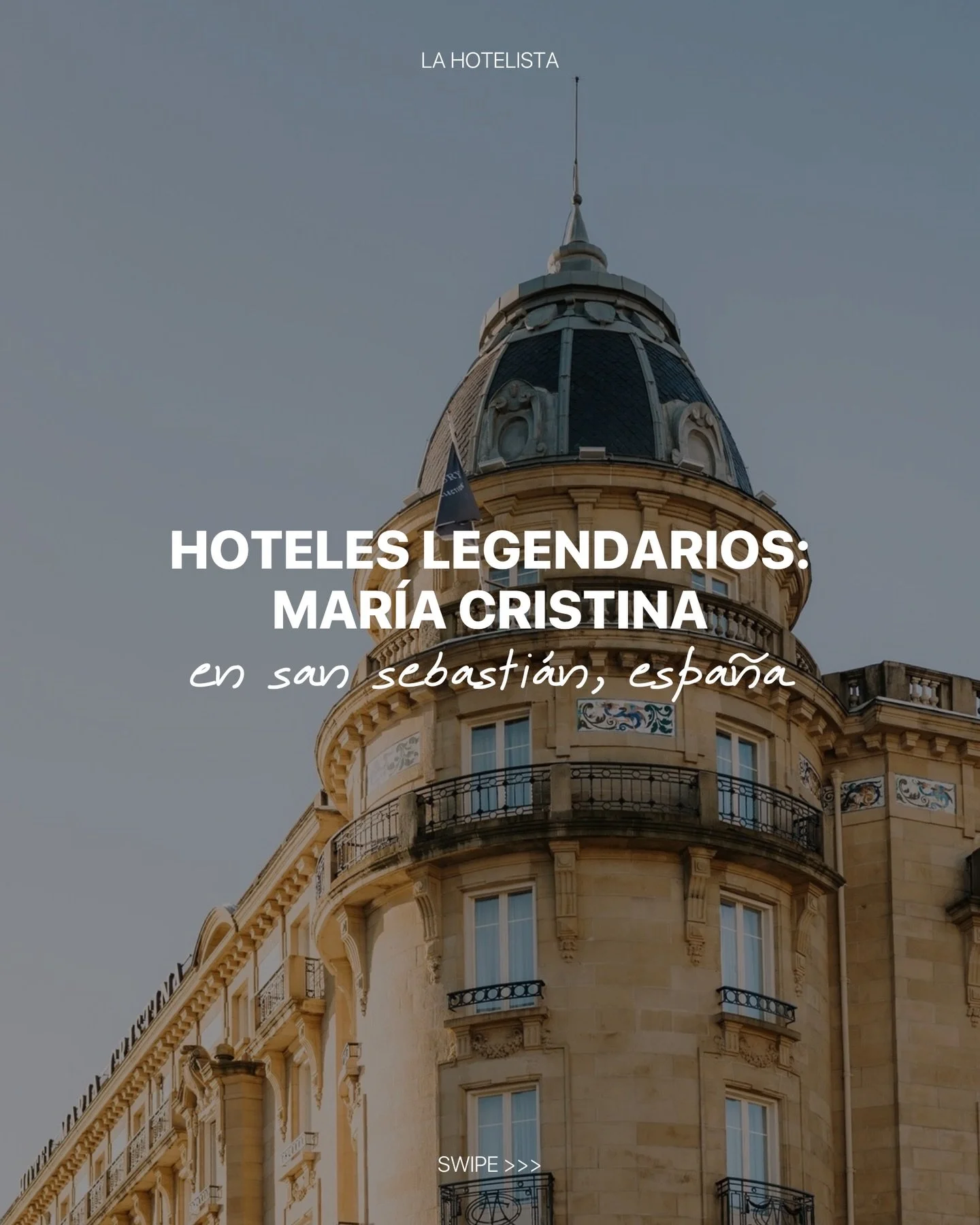Un icono de la ciudad y del mundo del cine. Hoy en nuestra serie #HotelesLegendariosLH te contamos qu&eacute; hace tan &uacute;nico al @hotelmariacristina en San Sebasti&aacute;n, Espa&ntilde;a.