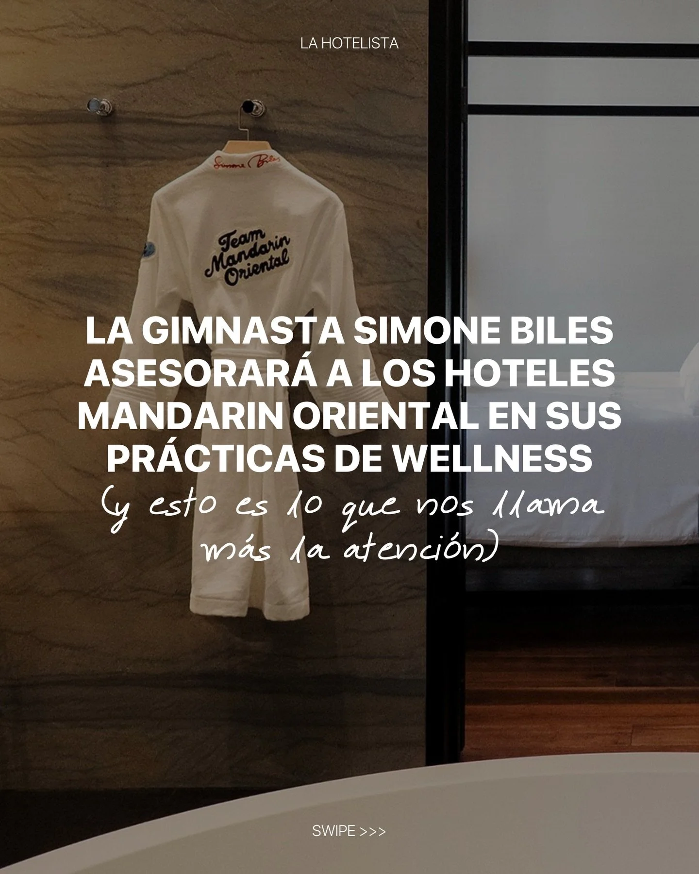Si se trata de un dream team, no podemos pensar en una mejor alianza que la de @simonebiles y @mo_hotels 🤩.