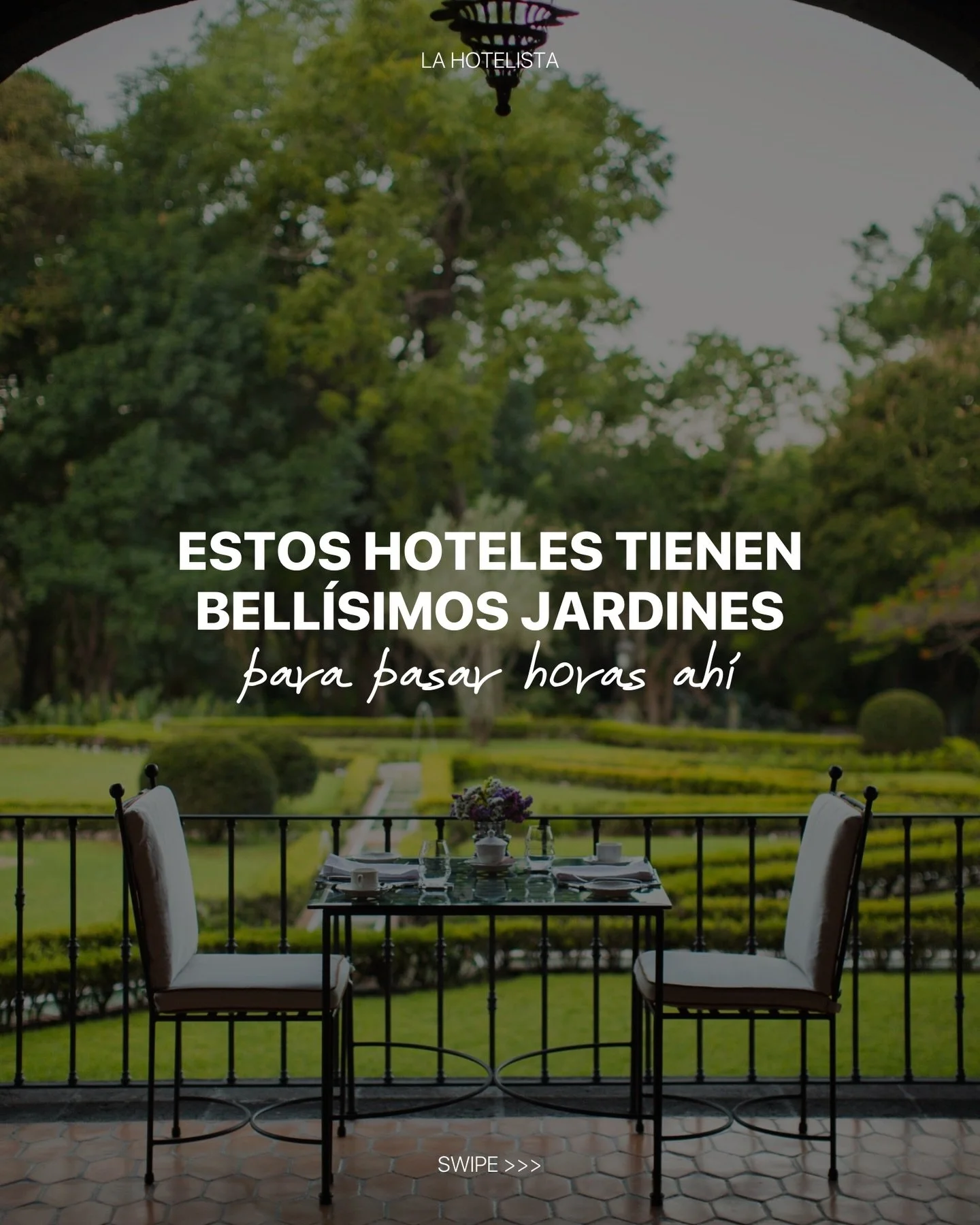 Pasar tiempo en la naturaleza tiene efectos inmediatos en nuestra salud f&iacute;sica y mental. Compru&eacute;balo en estos hotel con jardines espectaculares, donde se respira pura tranquilidad e inspiraci&oacute;n.