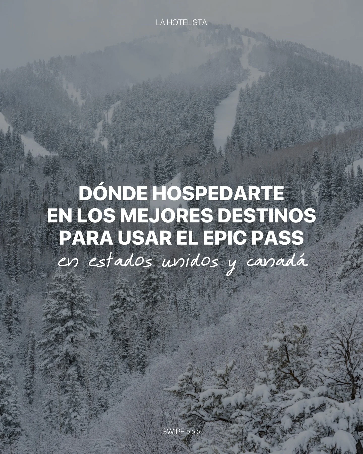 Si planeas ir a esquiar la pr&oacute;xima temporada, hay un momento para reservar el hotel y para tener tu @epicpass: desde ya.

El pase da acceso a varios destinos en la misma temporada (por eso guarda esta gu&iacute;a) y ahora tiene el mejor precio
