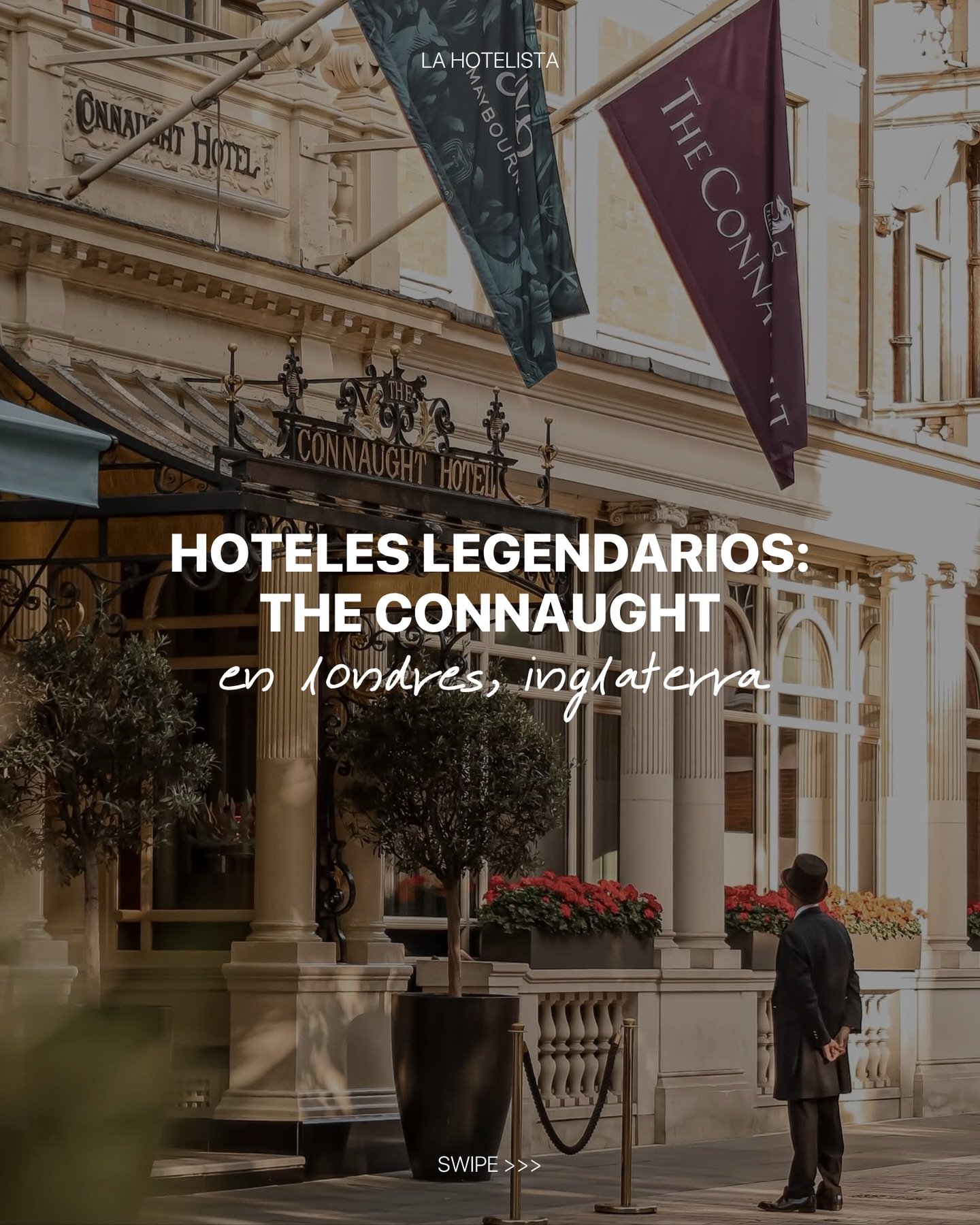 Una ubicaci&oacute;n inmejorable, hospitalidad legendaria y el mejor martini de la ciudad. Te contamos todo sobre @theconnaught en Londres.