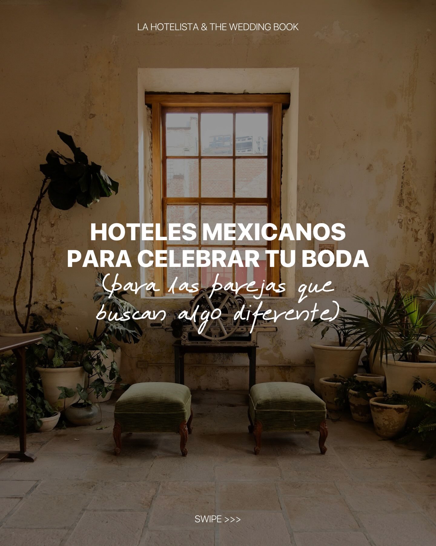 Las expertas de @the_weddingbook saben cosas. Si te casas pronto, estos hoteles pueden ser un gran escenario para tu boda en M&eacute;xico. Lo mejor: son grandes opciones para parejas que buscan ser diferentes.

#LHxTWB