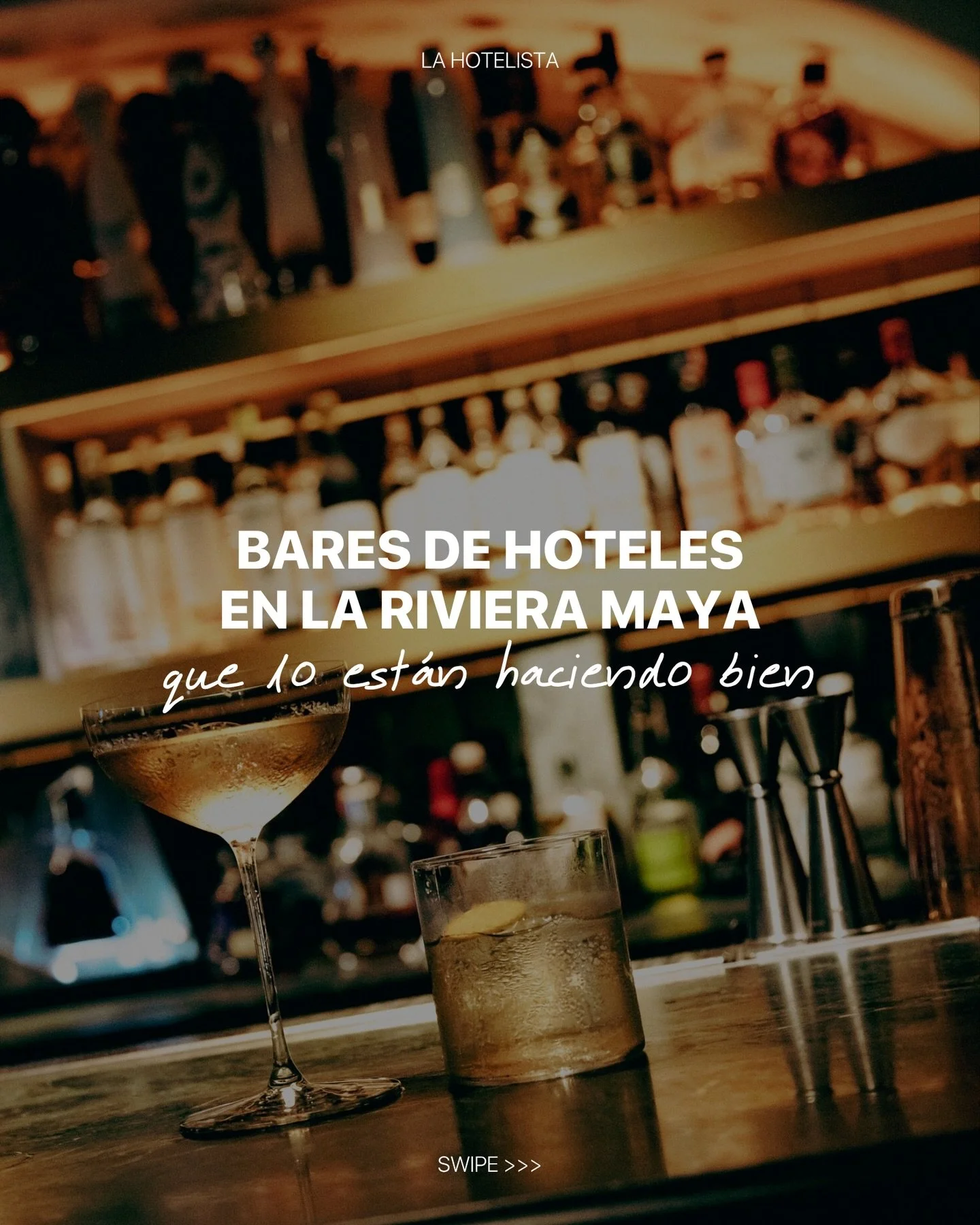 Los cocteles saben mejor al ritmo de las olas del Caribe. Estos son los bares de hotel en la Riviera Maya con cartas de cocteler&iacute;a y ambiente que nos hacen querer regresar.