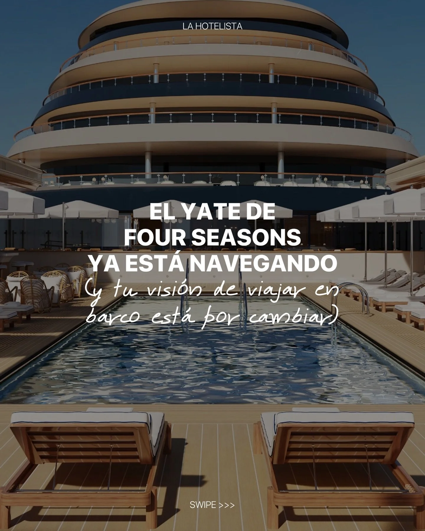 El sue&ntilde;o de vivir @fourseasons en altamar ya es una realidad. As&iacute; son los @fourseasonsyachts.