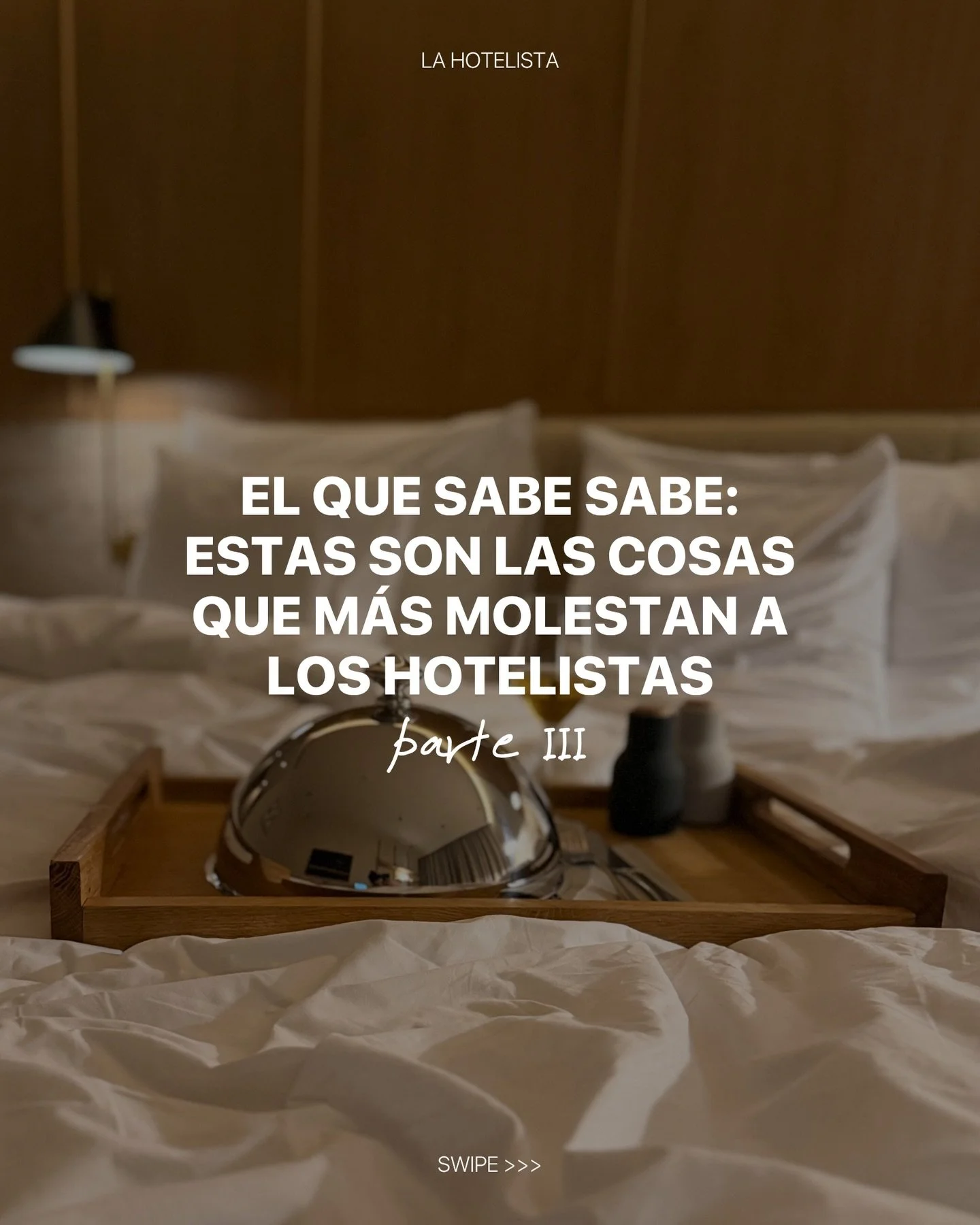 A petici&oacute;n del p&uacute;blico, regresa nuestra querida serie de pet peeves (porque tenemos a los amigos hotelistas m&aacute;s demandantes).