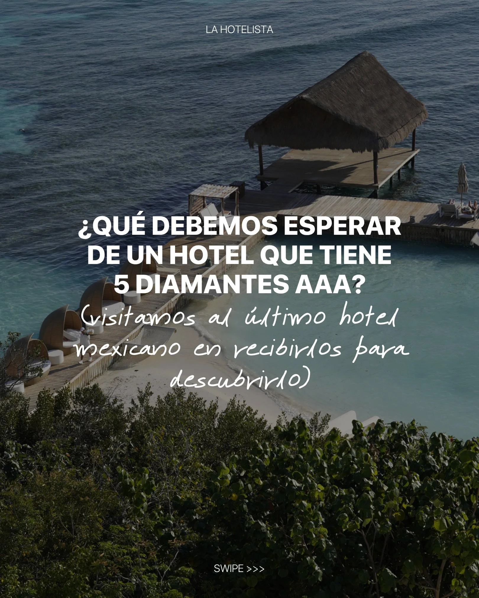 Que un hotel tenga 5 diamantes de la @aaa_national no es cualquier cosa. Felicidades a todo el equipo de @impressionislamujeres por ser de los &uacute;ltimos hoteles en M&eacute;xico en recibirlos.