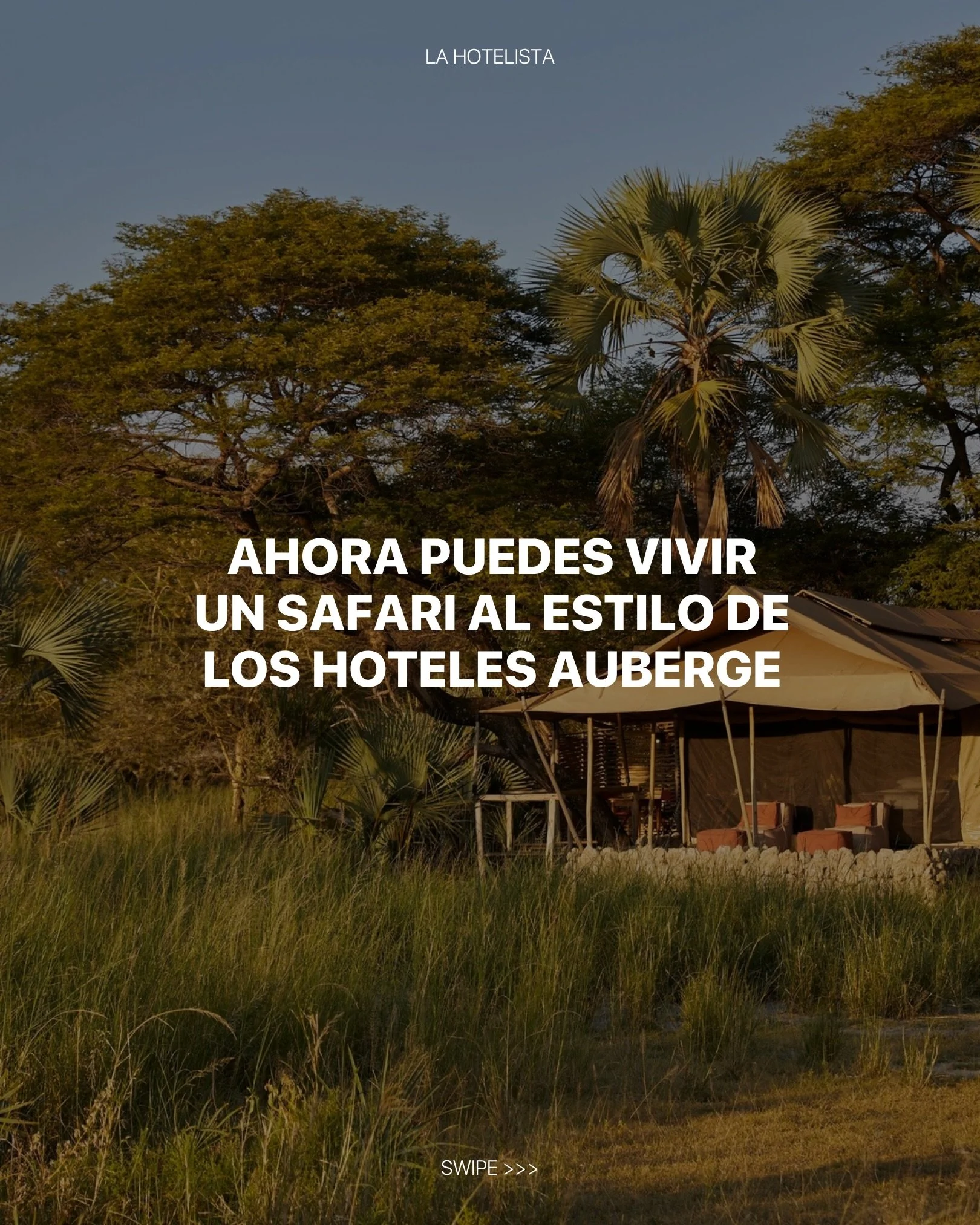Si siempre has so&ntilde;ado con ir a &Aacute;frica, &eacute;sta es la se&ntilde;al que esperabas: @auberge acaba de presentar su colecci&oacute;n de safaris.