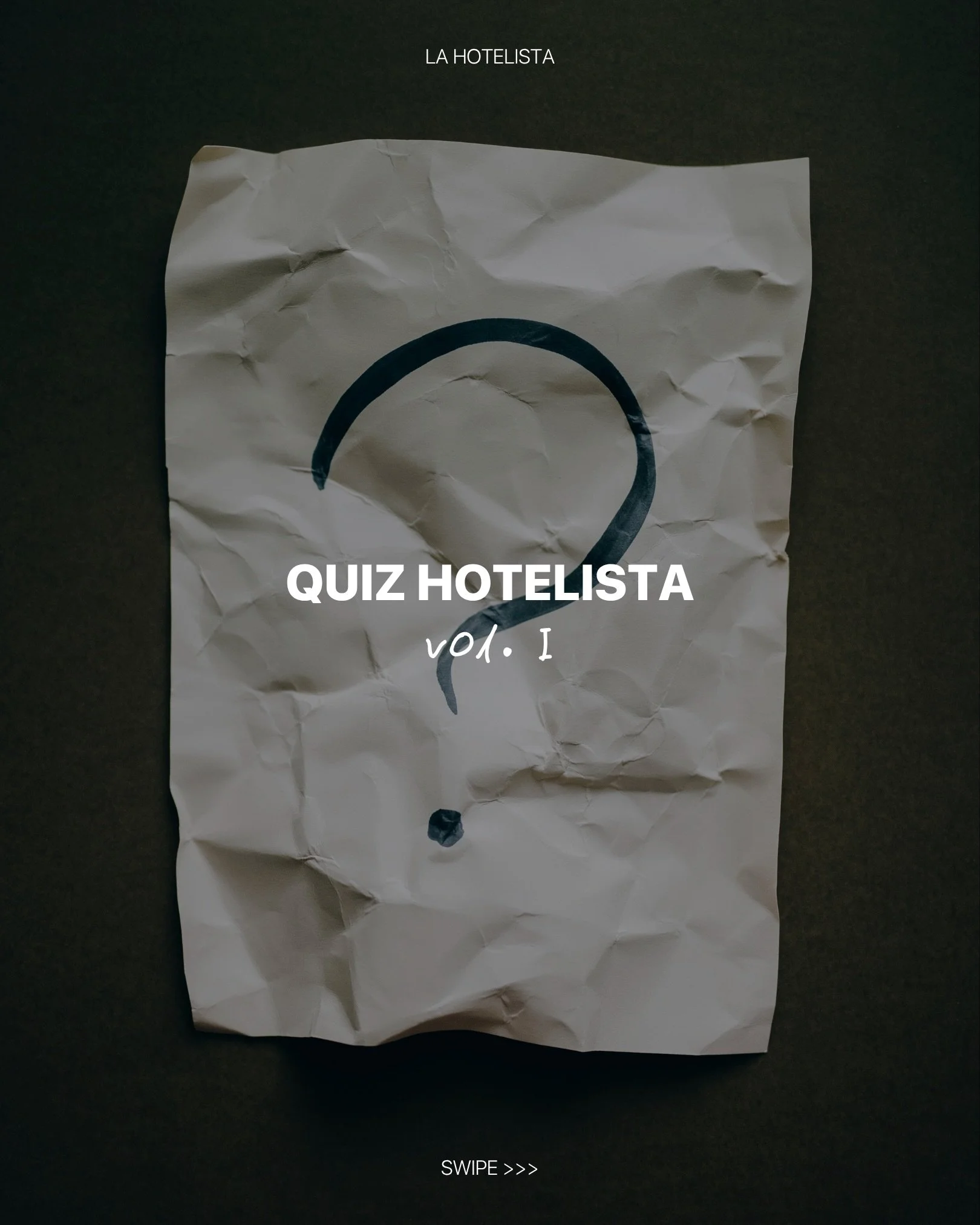 Prueben sus conocimientos hotelistas. Los leemos. 🤓