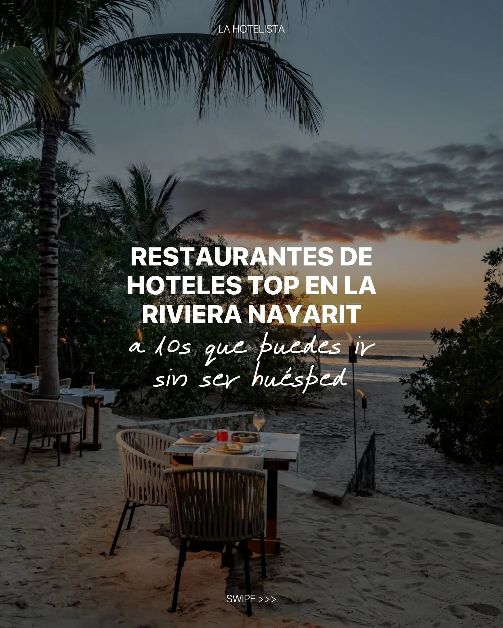 Porque los ingredientes de la Riviera Nayarit son de los m&aacute;s frescos que hay en el pa&iacute;s, cada comida en estos restaurantes es un deleite. &iquest;Cu&aacute;l te falta de conocer?