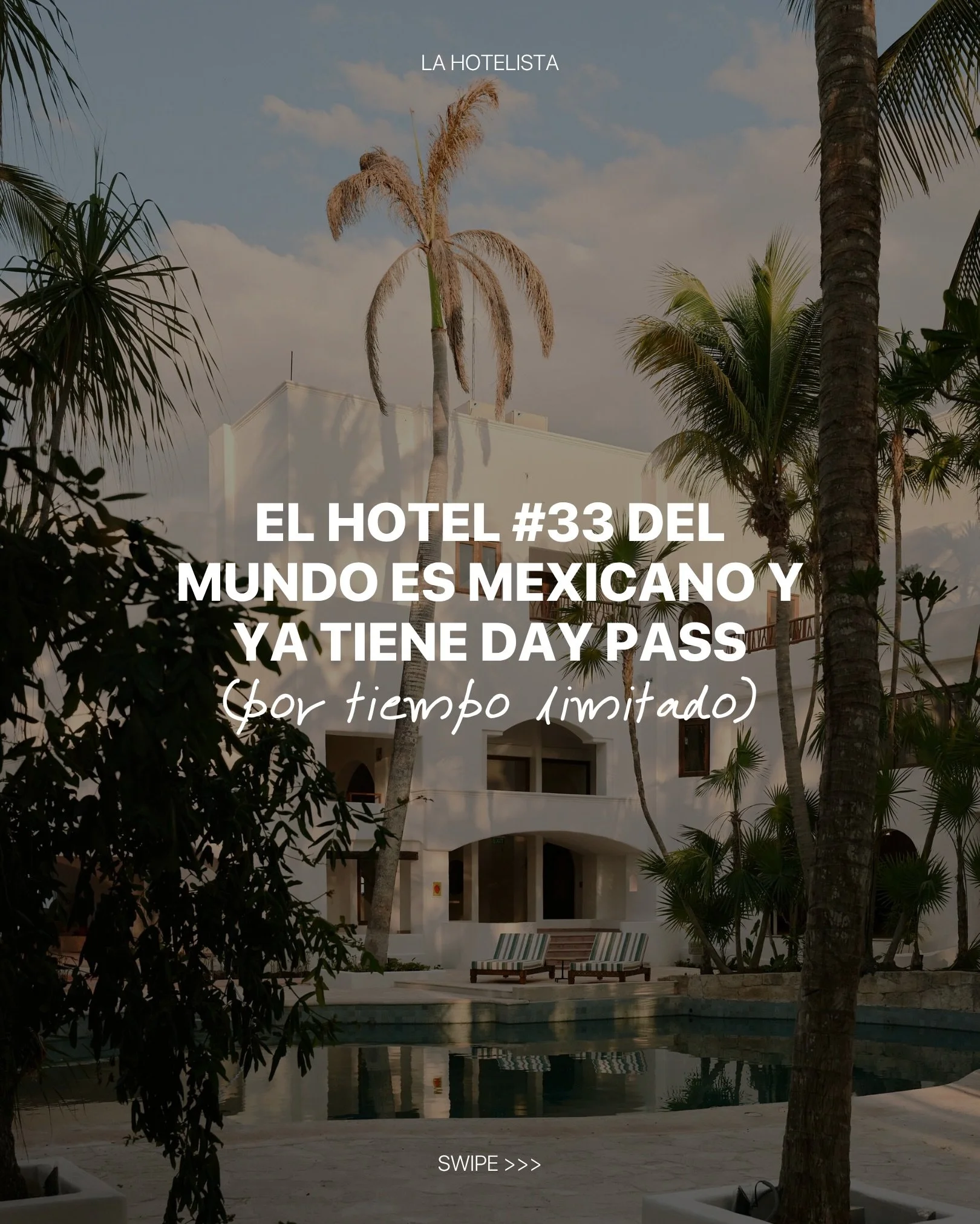 Esta es la se&ntilde;al que estabas esperando para ir a conocer uno de los mejores hoteles de M&eacute;xico. Planea con tiempo y descubre la magia de @belmondmaroma gracias a su day pass.
