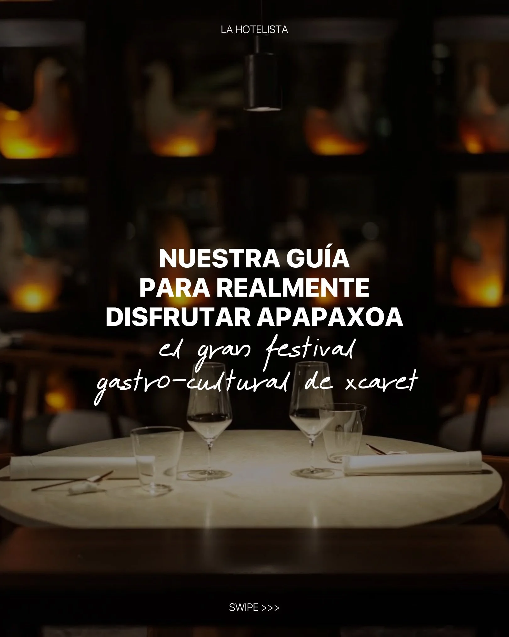 Reunimos toda la informaci&oacute;n necesaria para que tomes la decisi&oacute;n de vivir uno de los festivales gastroculturales m&aacute;s importantes de M&eacute;xico: @apapaxoa. &iexcl;Nos vemos all&aacute;!