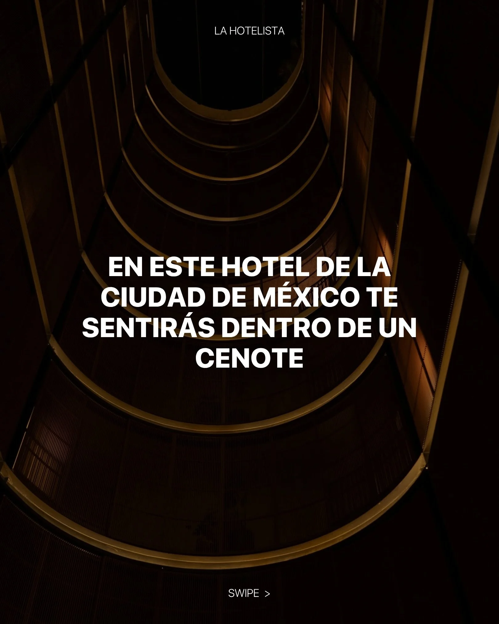 La naturaleza siempre nos inspira en formas y momentos inesperados. As&iacute; se hace presente en este hotel en el coraz&oacute;n de la Ciudad de M&eacute;xico, donde parece que est&aacute;s dentro de un cenote: @volga_mx.

#LHxLBN #publicidad