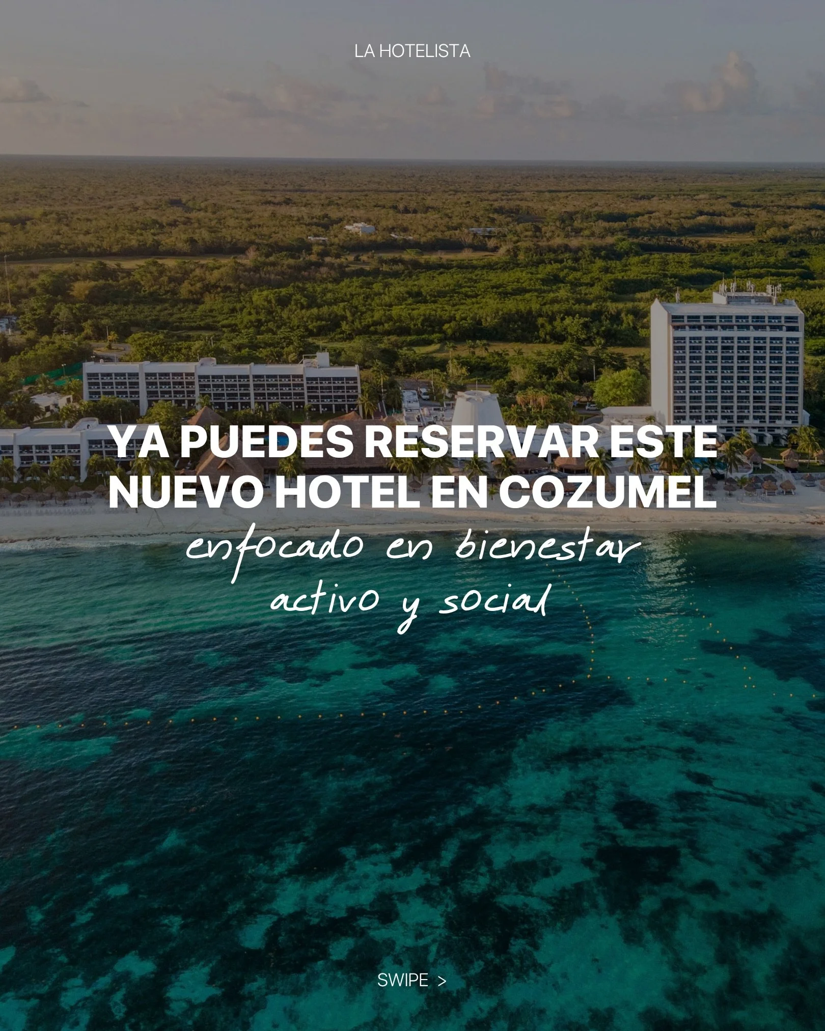 Siempre hay razones para regresar al Caribe mexicano. La m&aacute;s nueva se llama @zelhotels Cozumel.

#Publicidad #LHxMeli&aacute; #ZelCozumel