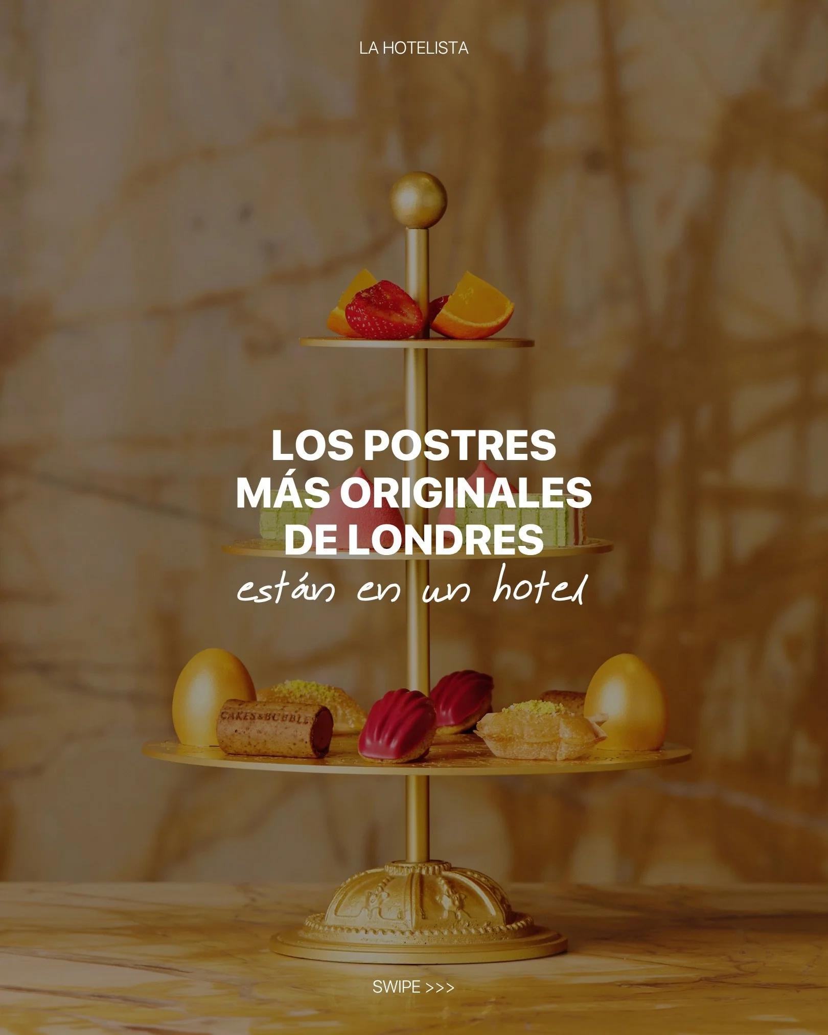 Londres (y sus hoteles) nunca dejan de sorprendernos. Nuestro descubrimiento m&aacute;s reciente: los espectaculares postres de @cakesandbubbleslondon, dentro del @hotelcaferoyal.