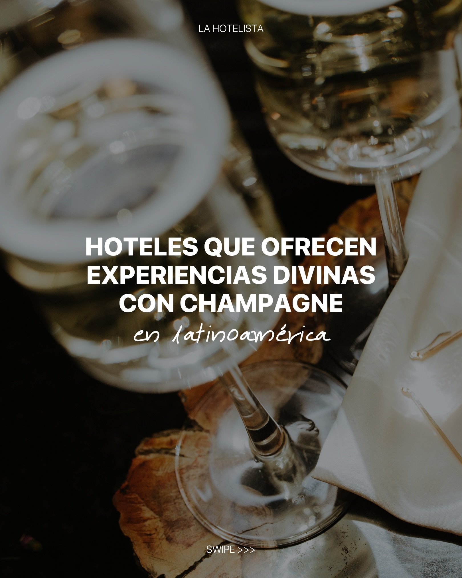 Hoteles y burbujas: no podemos pensar en una mejor combinaci&oacute;n. Estos hoteles de Latam lo saben y por eso ofrecen experiencias para conocer m&aacute;s sobre champagne. Cheers! 🍾🥂