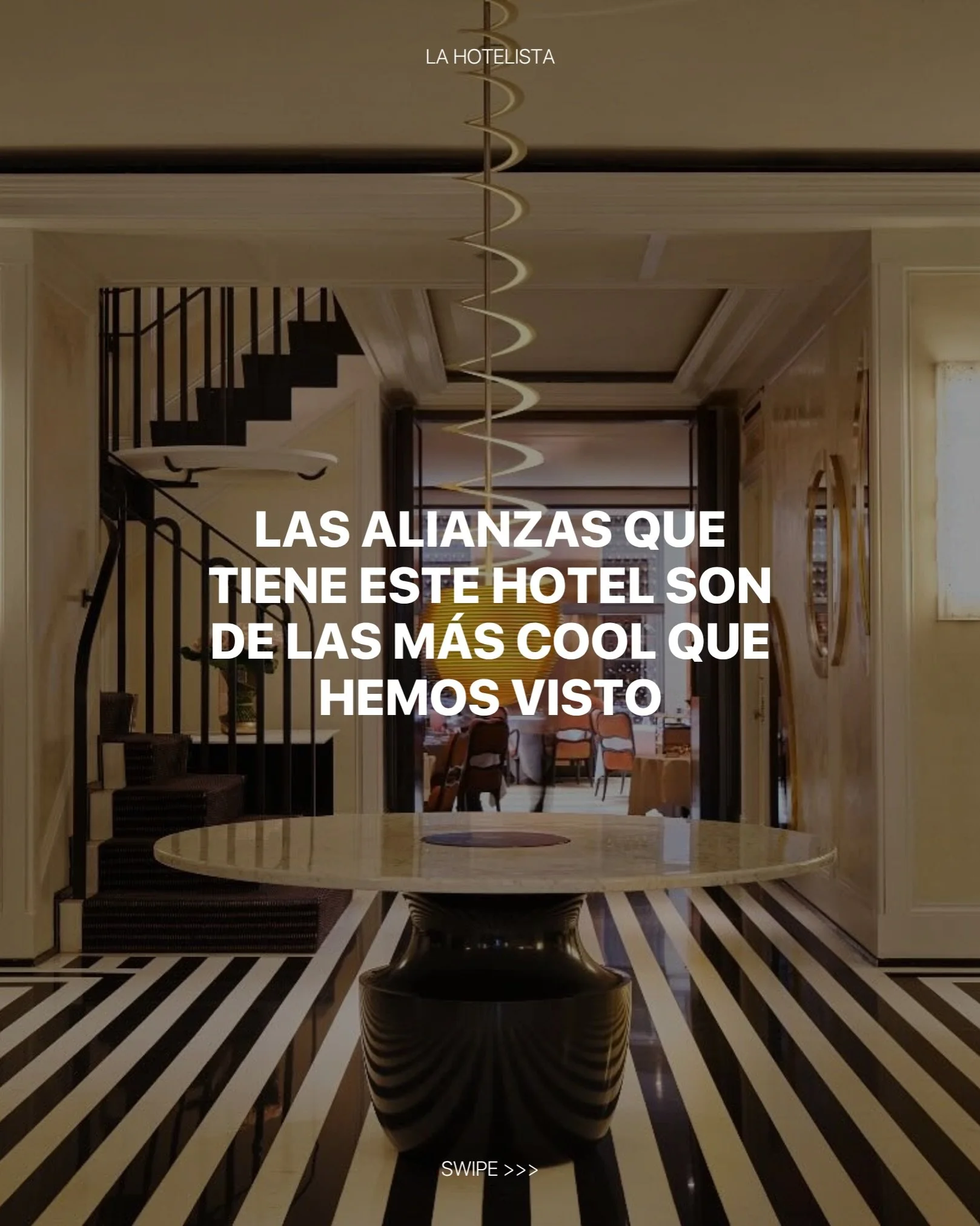 La experiencia de hotel es tambi&eacute;n una experiencia de marca. Amamos los partnerships de @themarkhotelny, cada uno perfectamente seleccionado para elevar la identidad del hotel.