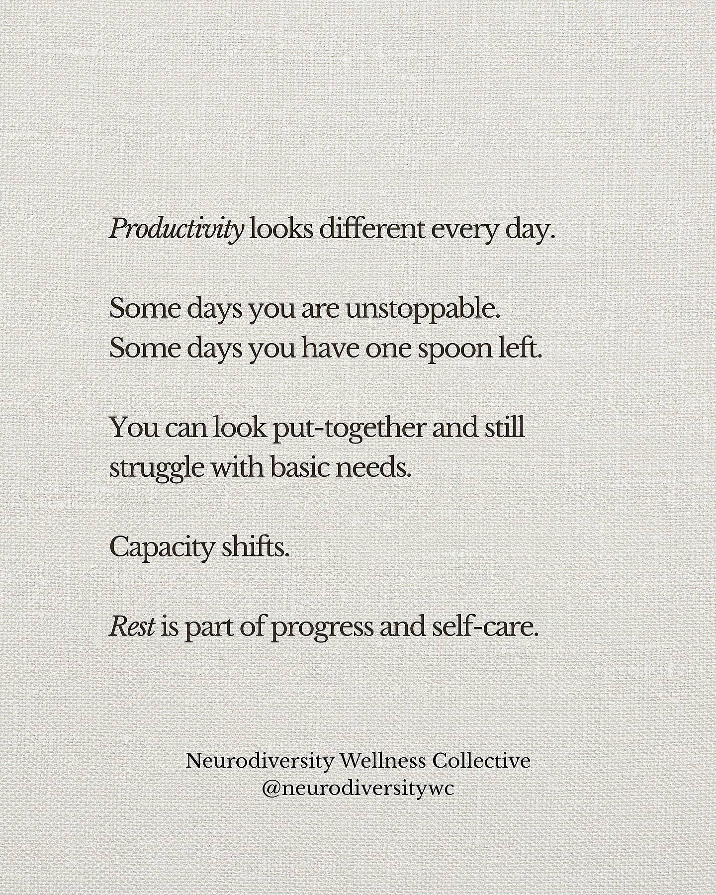 ✨ A gentle reminder.