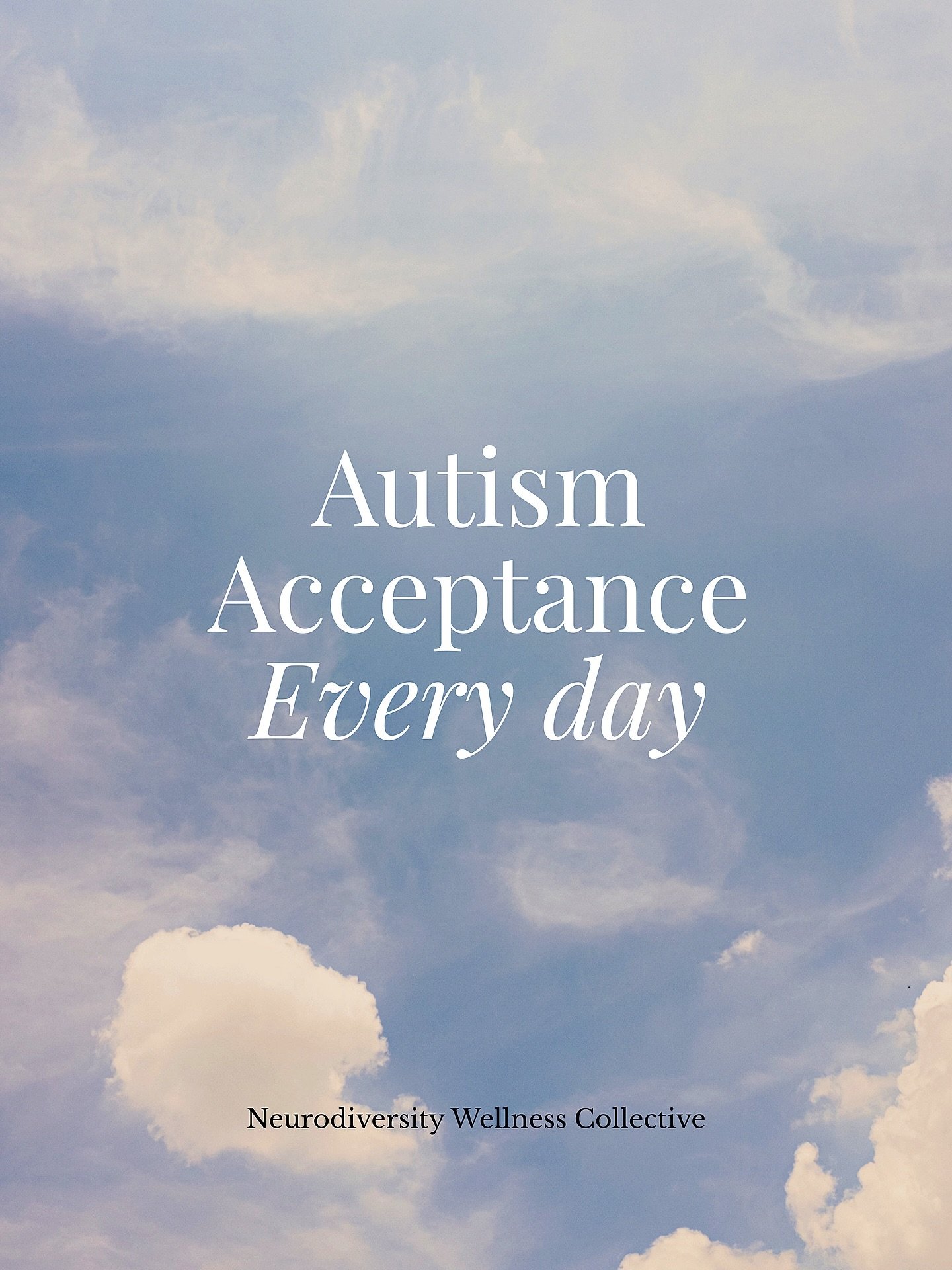 April is World Autism Acceptance Month.

Autism acceptance reflects a shift from awareness to embracing and understanding the diversity of autistic and neurodivergent people, and it is practiced every day, not just in April.

🌱 Awareness alone is no