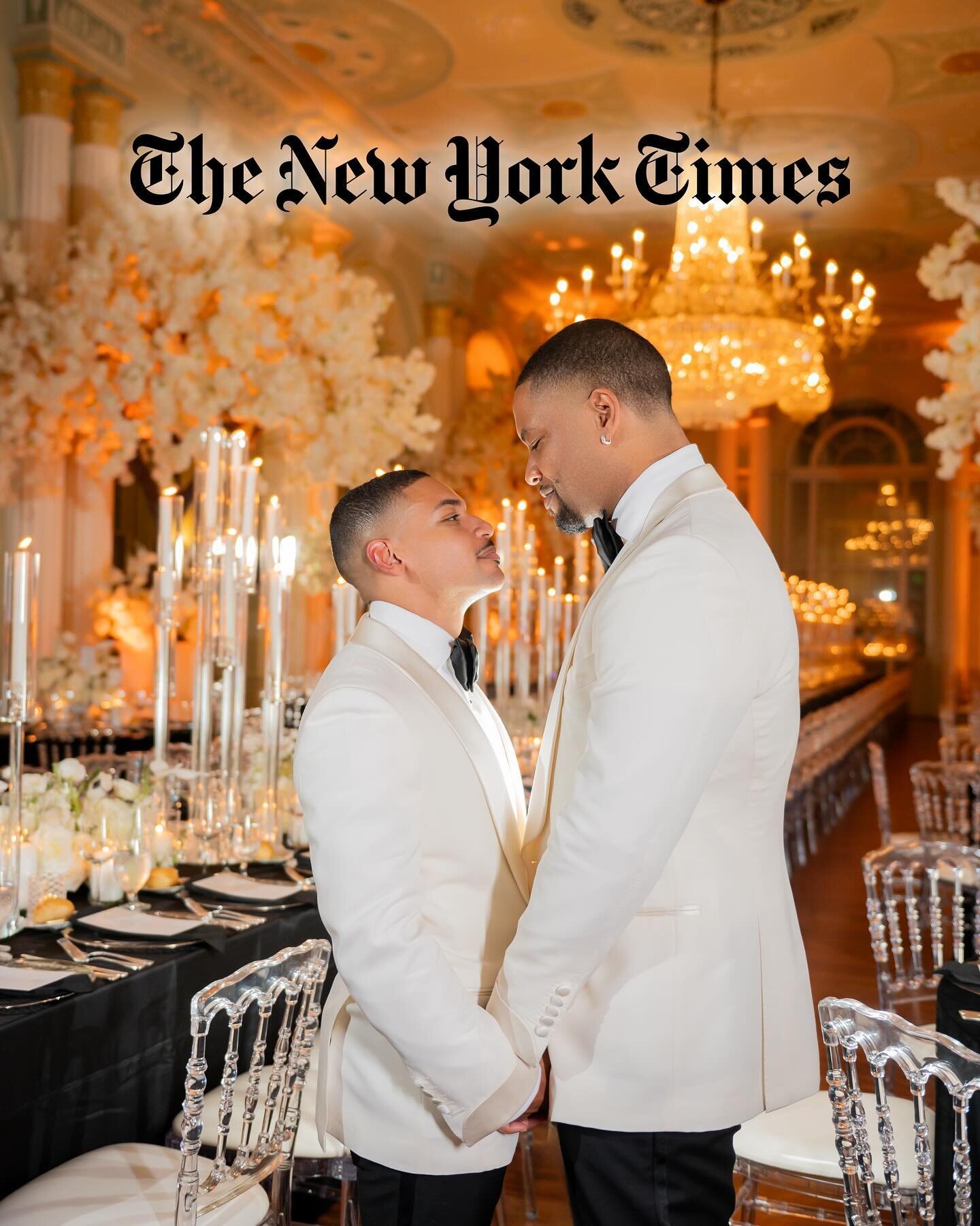 Great news! #inijephotography published in the @NYtimes !

Recent had the honor of capturing this beautiful wedding. Congrats to the amazing couple.

&bull;@awbeach @sejourevents @biltmoreballrooms @blackops.productions @cakesbylameeka @warrenhuntley