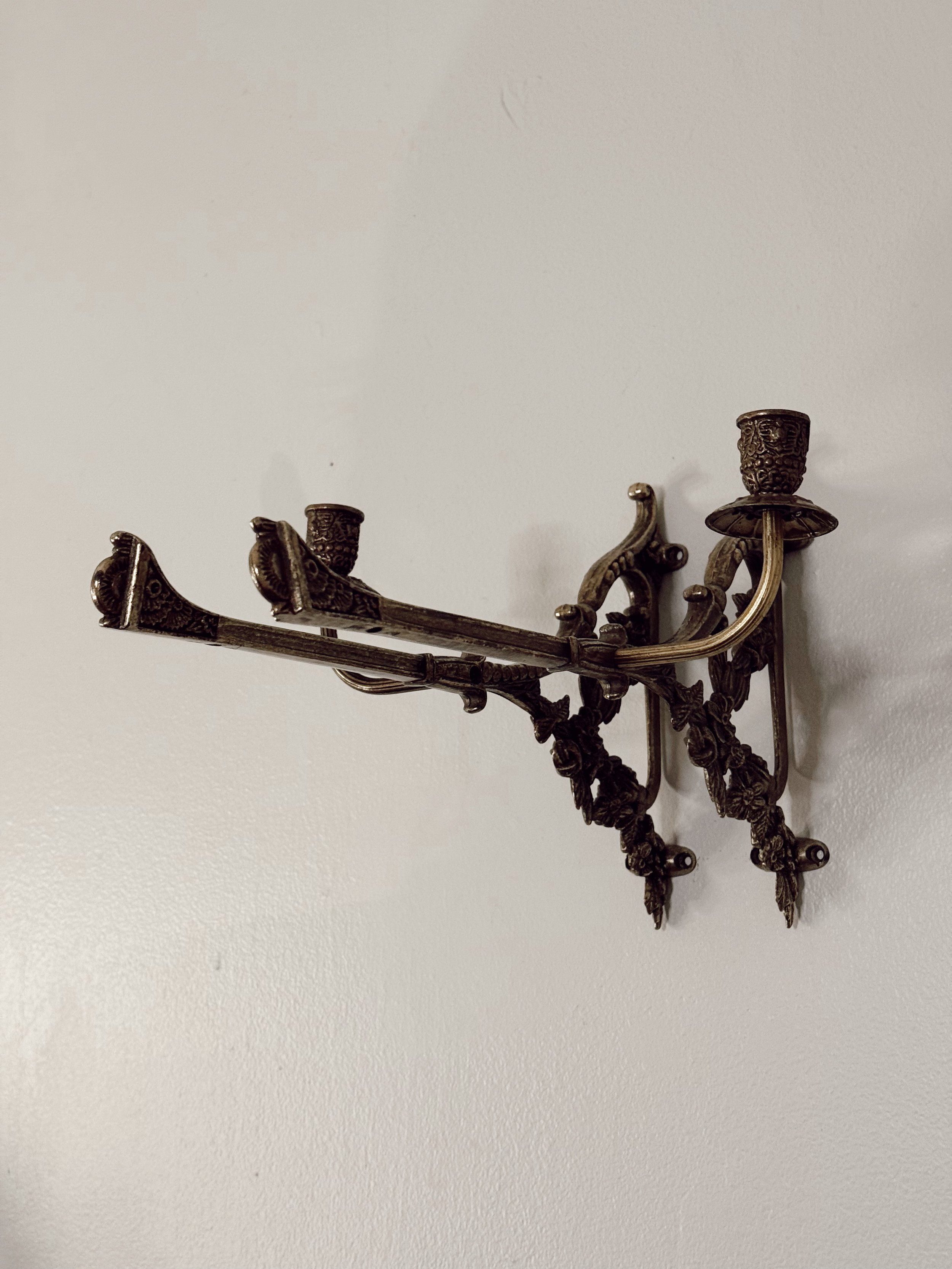 Victorian Brass Sconces