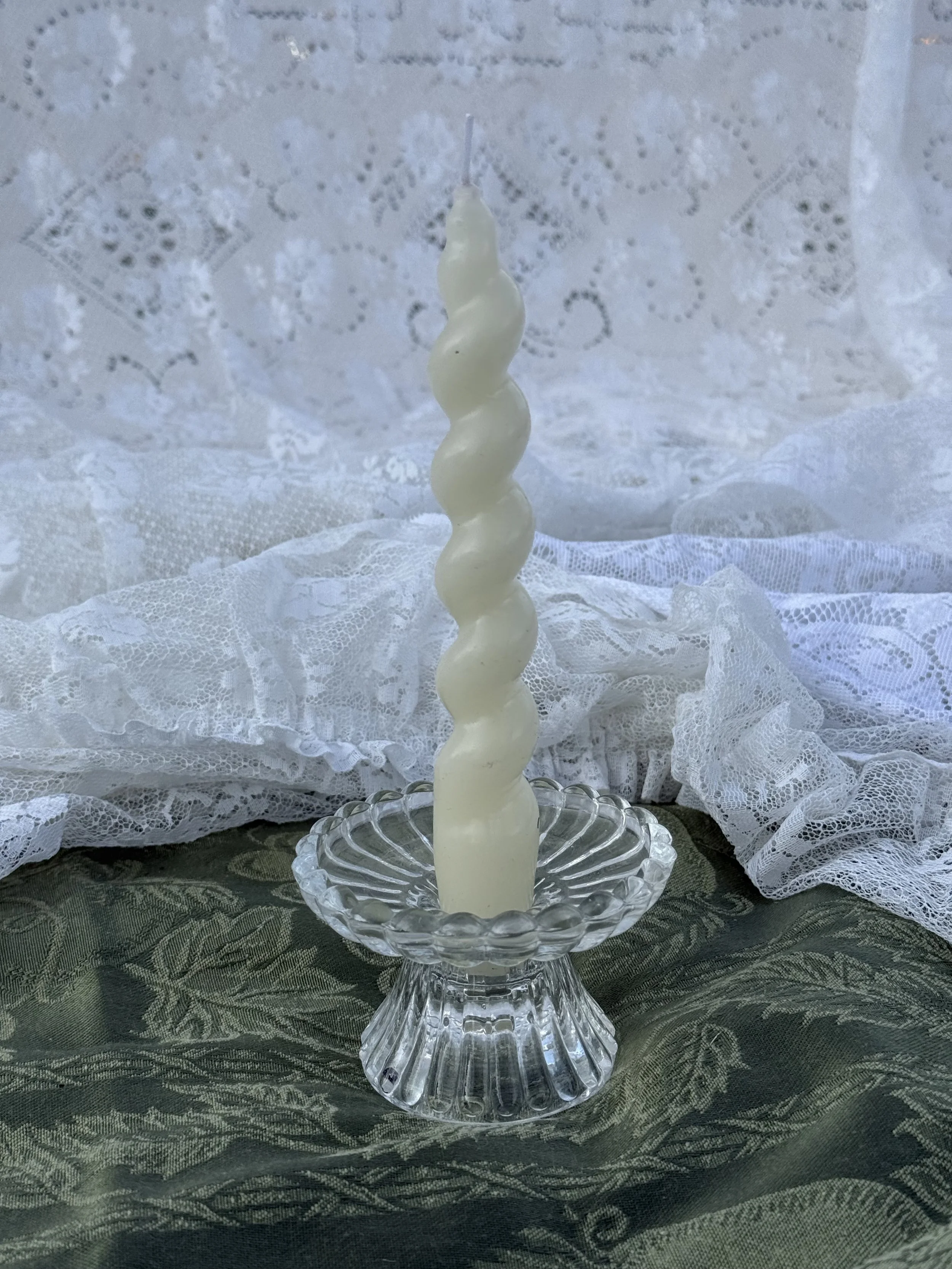 Glass Candle Holder
