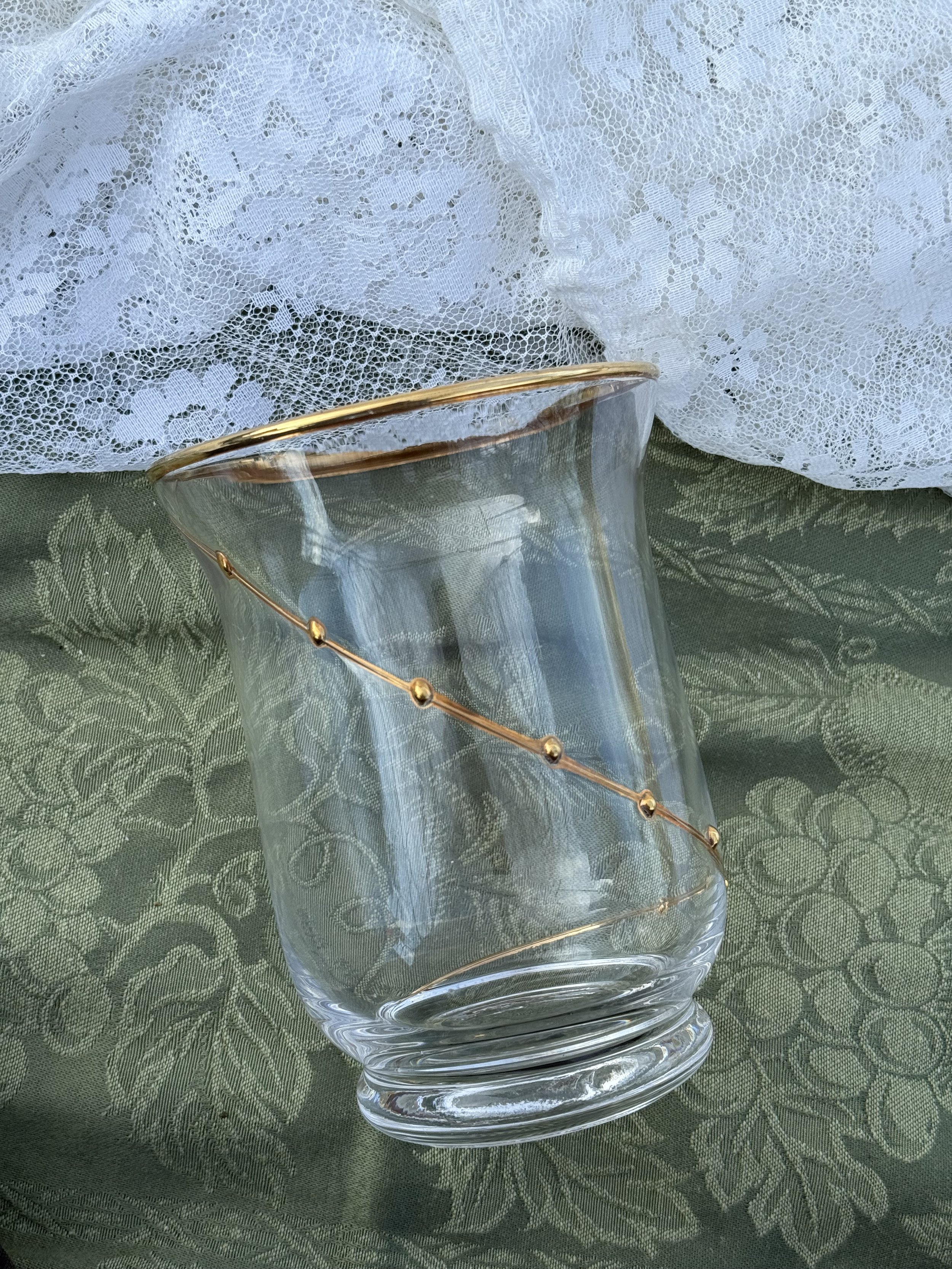 Swirline Blown Glass Bowl