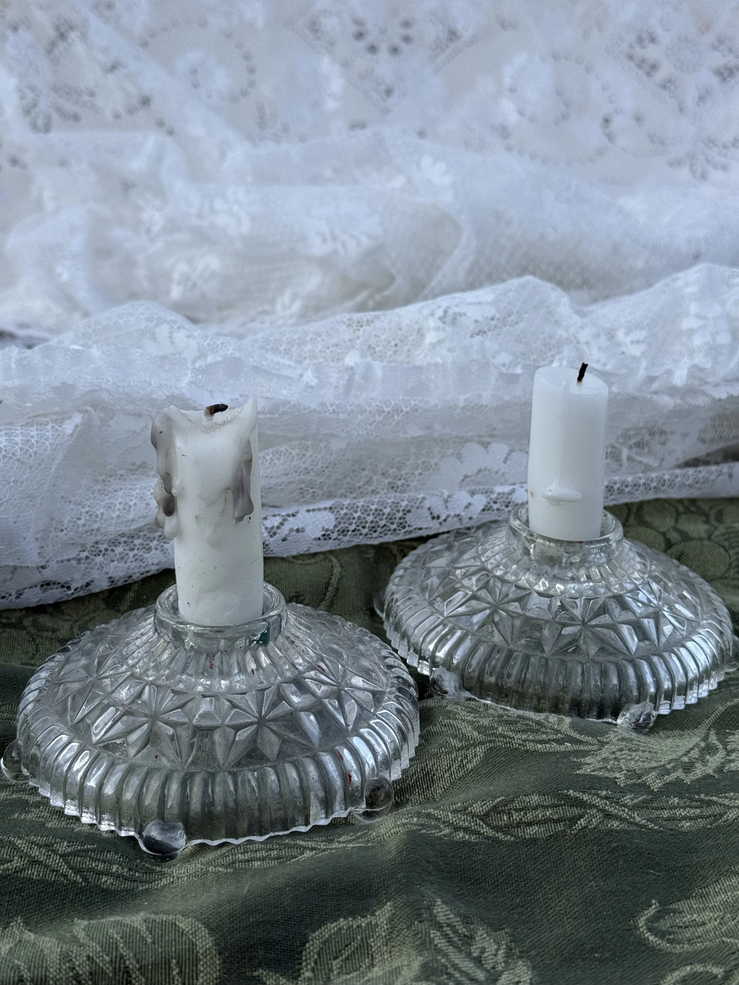Anchor Hocking Candle Holders