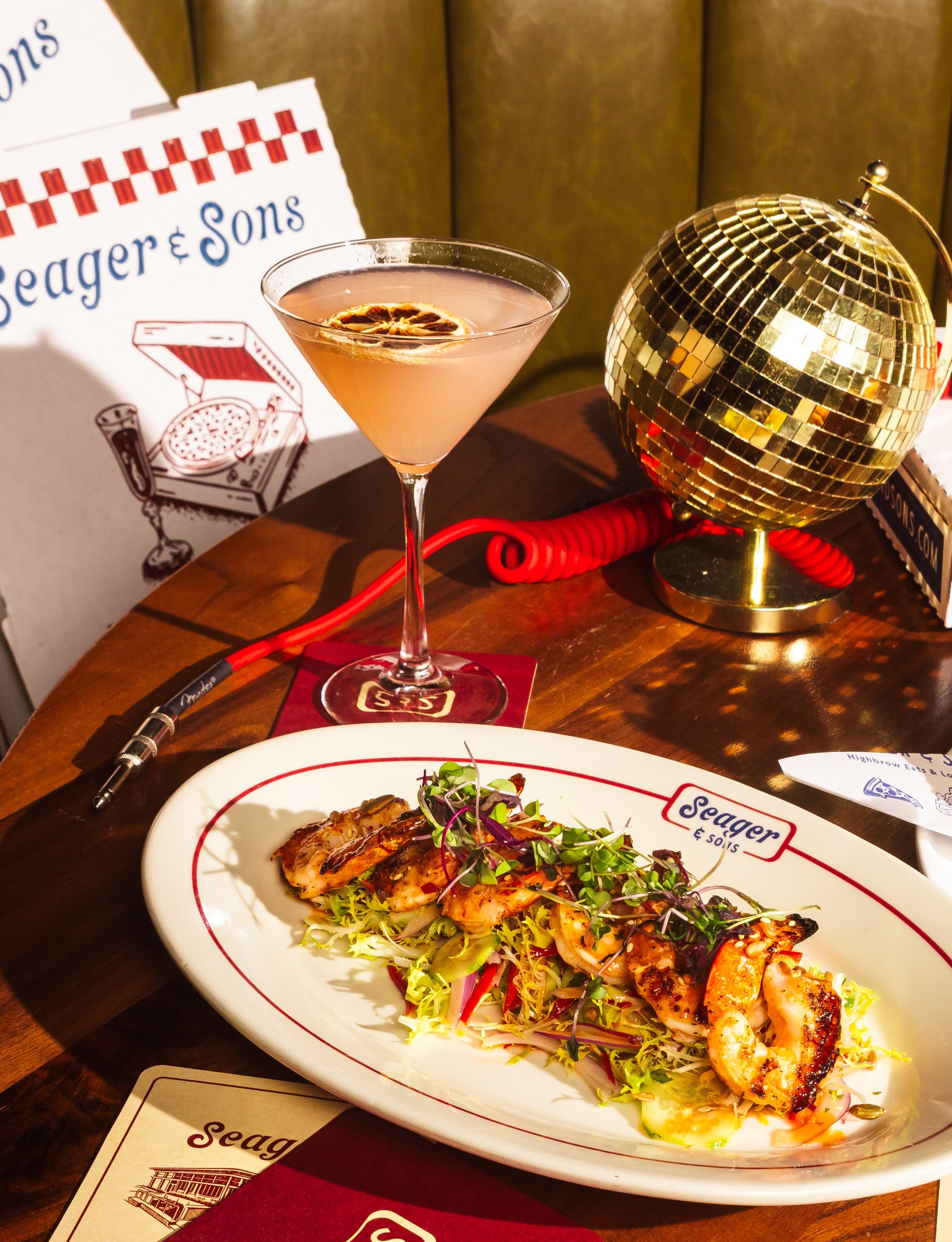 A little heat, and a little sweet. Meet our Hot Honey Grilled Shrimp with lemony cucumber salad and toasted seed crumble.