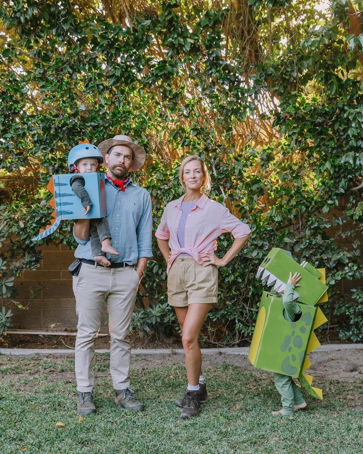 Raaaaaaarrrrrrrr!!!! Happy Halloween from the Lutz&rsquo;s! 🦖🦕