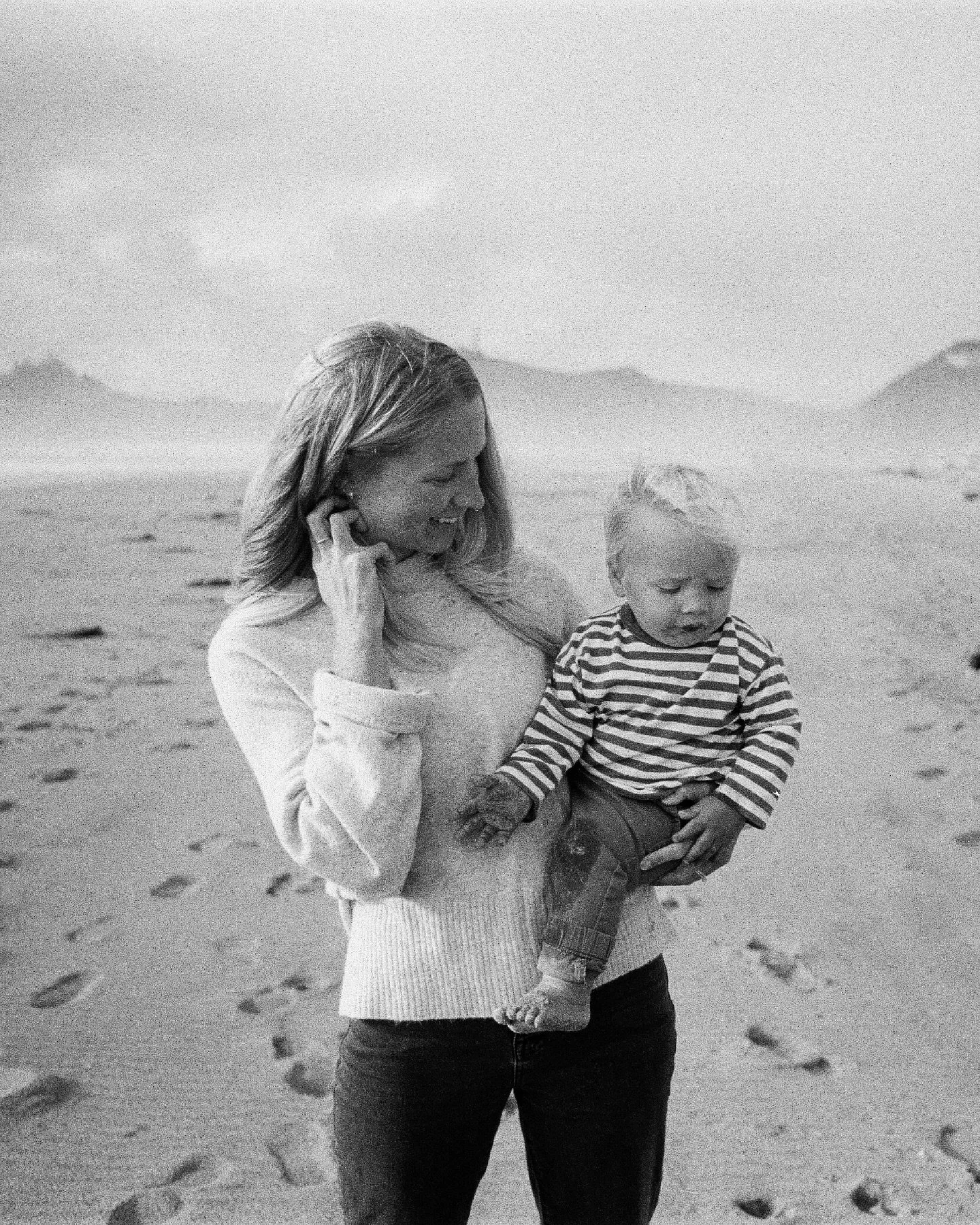 Black and white film hits different. It takes what some would consider a distraction (the colors) and makes the composition and subject the main focus. When it comes to photos of @corinne_lutz or the boys, I&rsquo;d have to say they&rsquo;re some of 