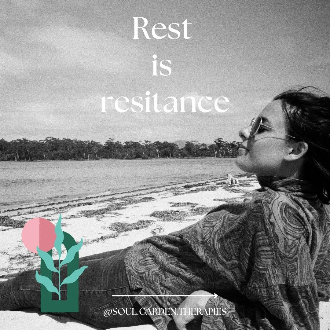 I can't fix the typo, I'm resting. 

Oh my goodness. 

'Rest is resistance' by Tricia Hersey is the most quotable book I have ever read. 

A poetic and deeply moving approach to rest as a protest against grind culture. 

This is where I've been, this