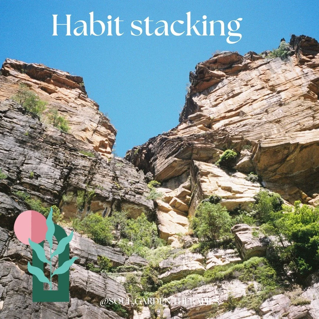 Weaving habits and rituals into our daily practice creates the tapestry of our lives. 

I thought I would try this for at least a year before preaching about it. Habit stacking actually works. 

The idea is to attach a new habit you wish to integrate