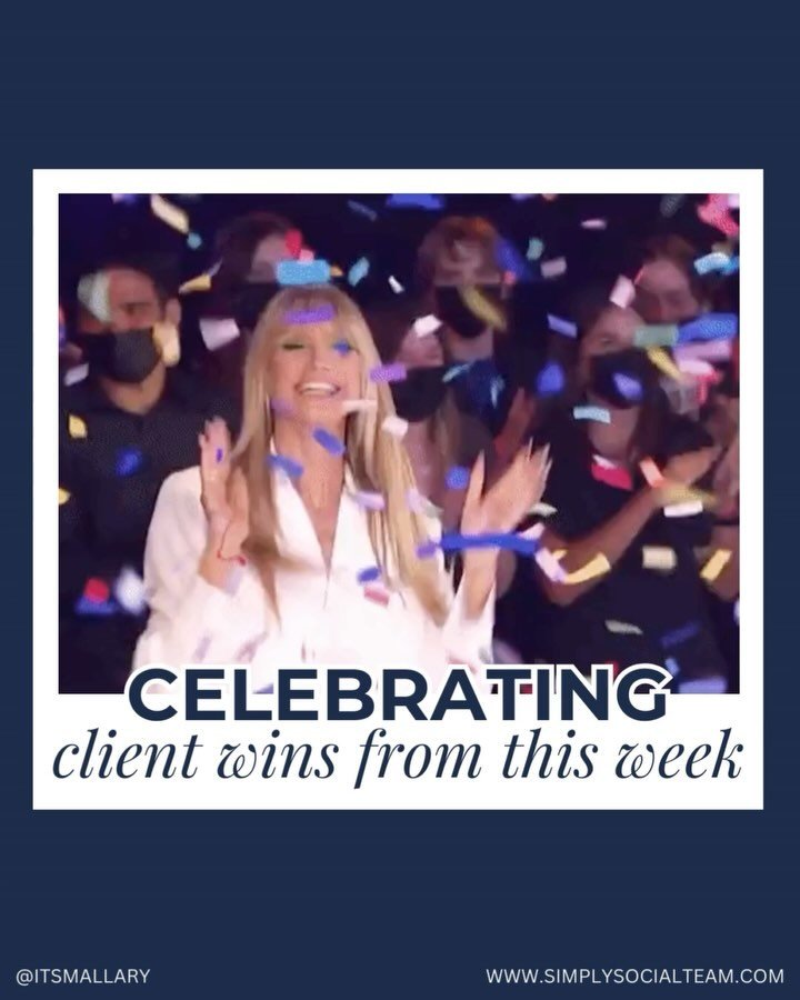 Cue the confetti! 🎉

Swipe through to see some of what&rsquo;s been happening for our clients this week and celebrate some exciting wins with us!

And here&rsquo;s the thing&hellip; We&rsquo;re not just excited about Instagram analytics. I mean, yes