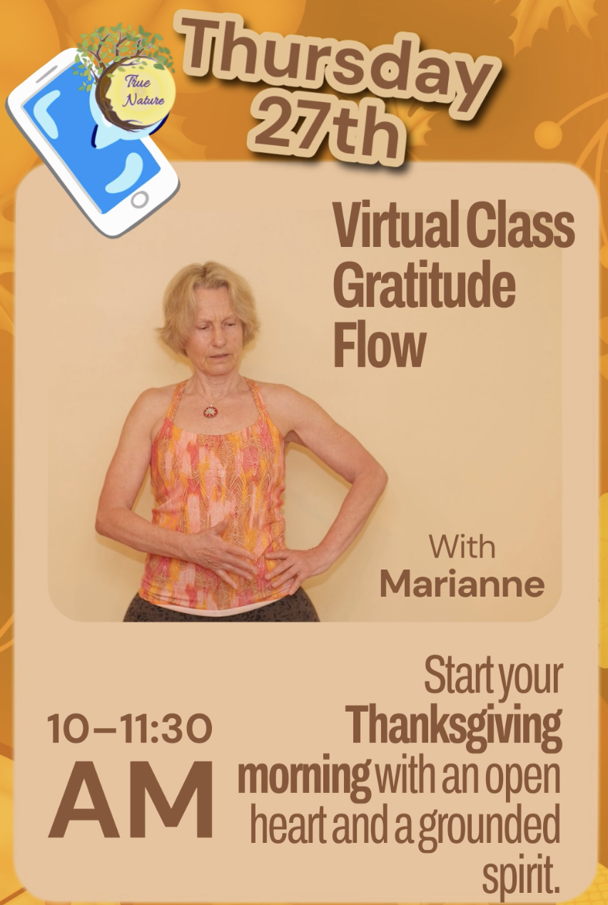 Thanksgiving Day Virtual Class Gratitude Flow