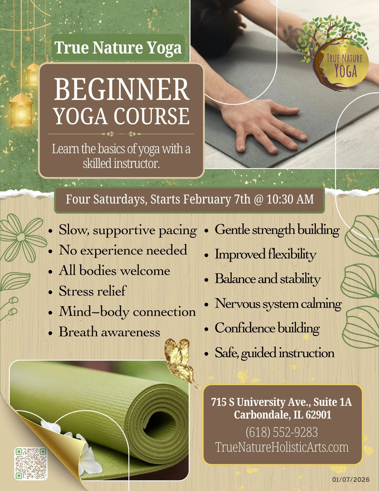 4-Week Beginner Yoga Series