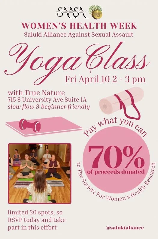 SAASA Fundraiser: Beginner Friendly Yoga at True Nature (pay-what-you-can)
