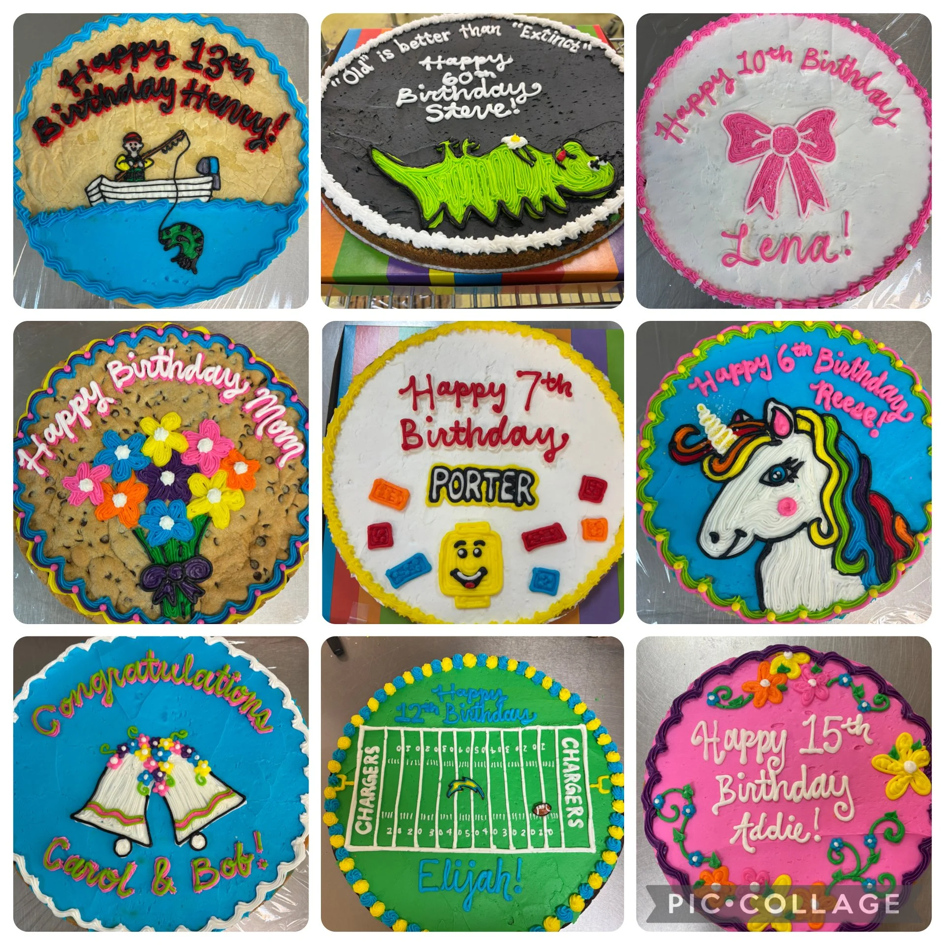Designing and decorating cookie cakes