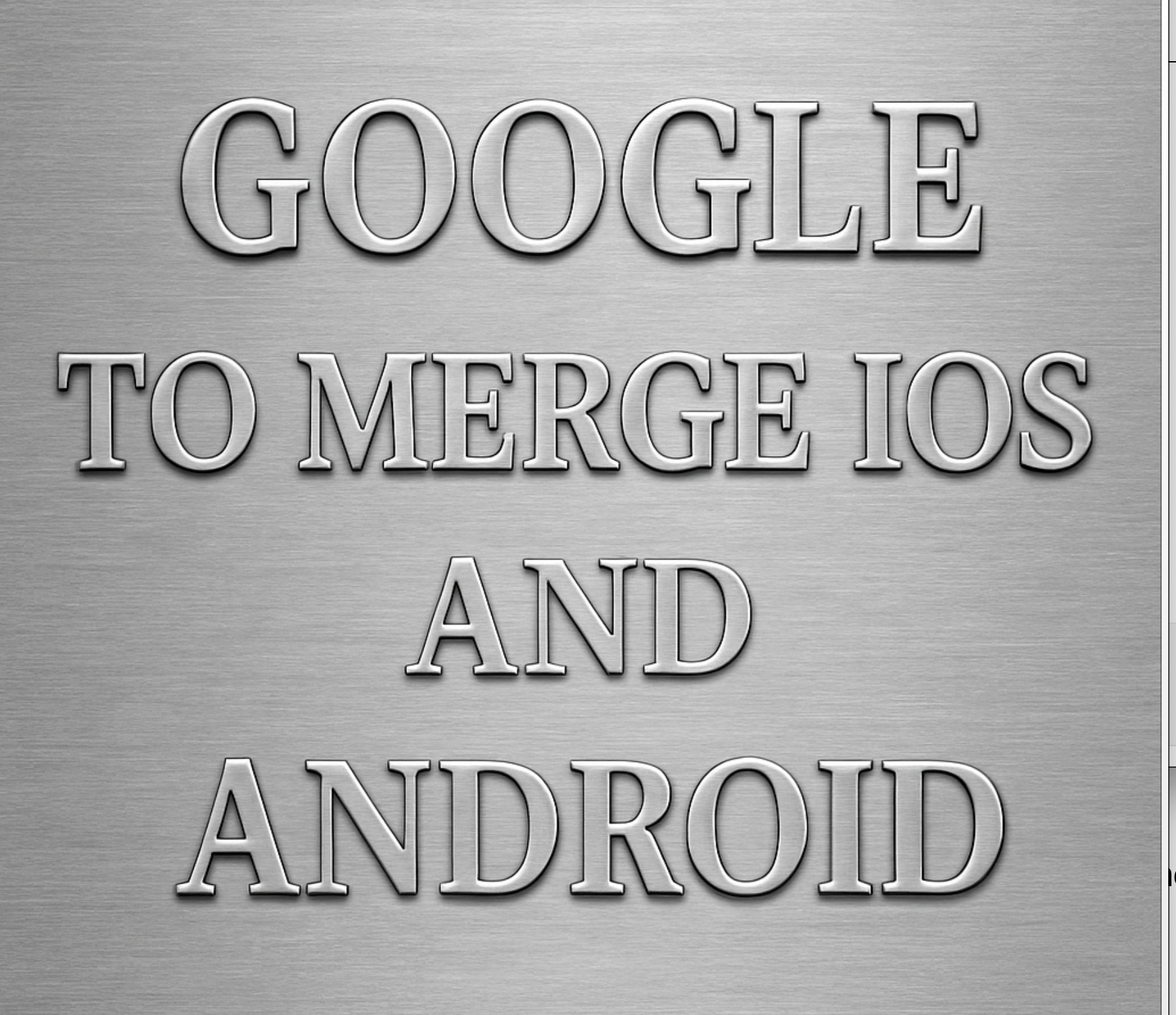 Google is merging Android and ChromeOS into one unified platform