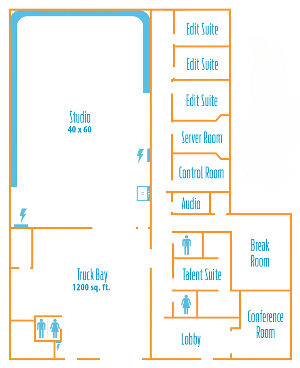 DC XR & White Cyc Floorplan