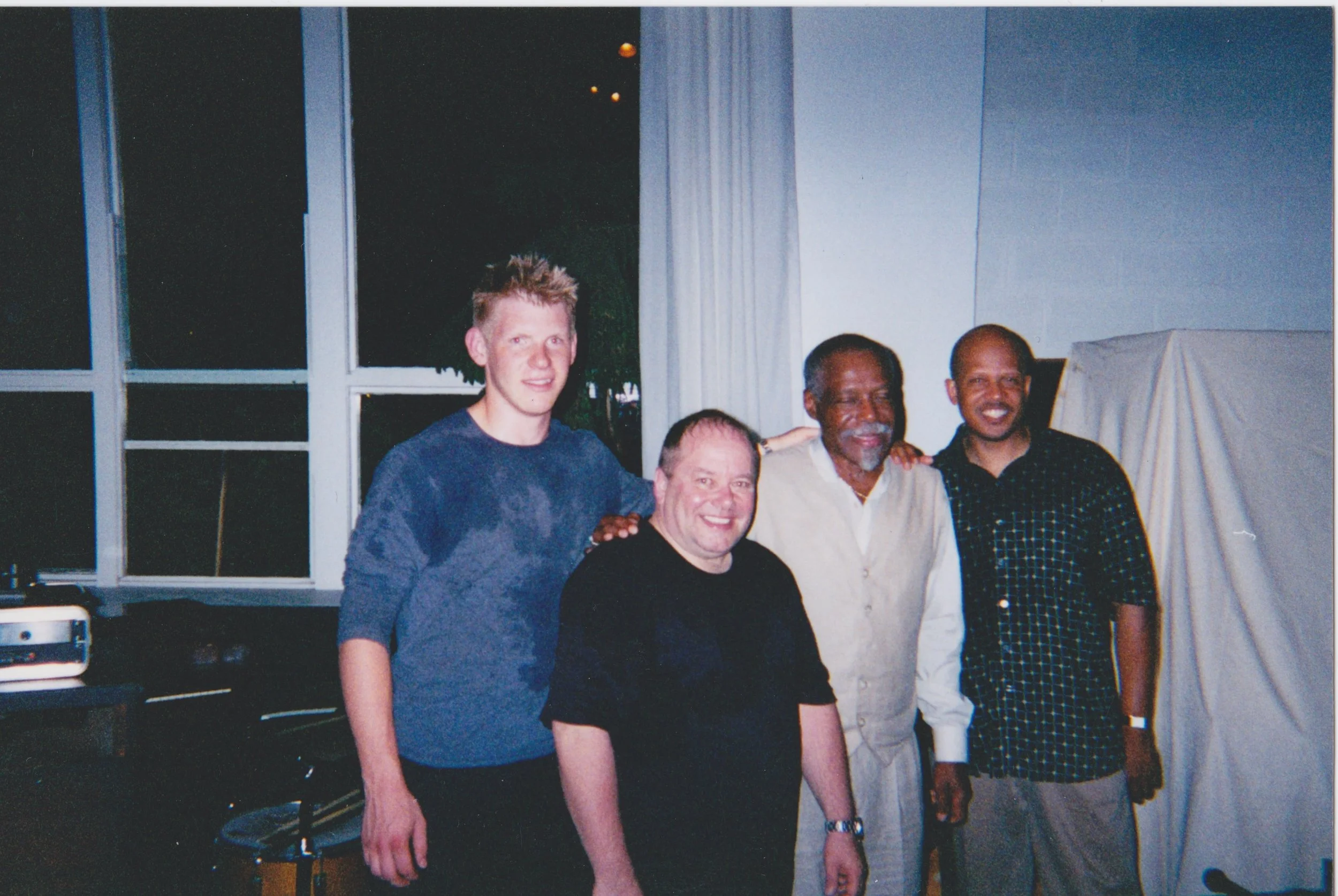 Gerry Youngman with David Fathead Newman, Mel Henderson and Ted Poor, Cafe Del Arte, Rochester, NY