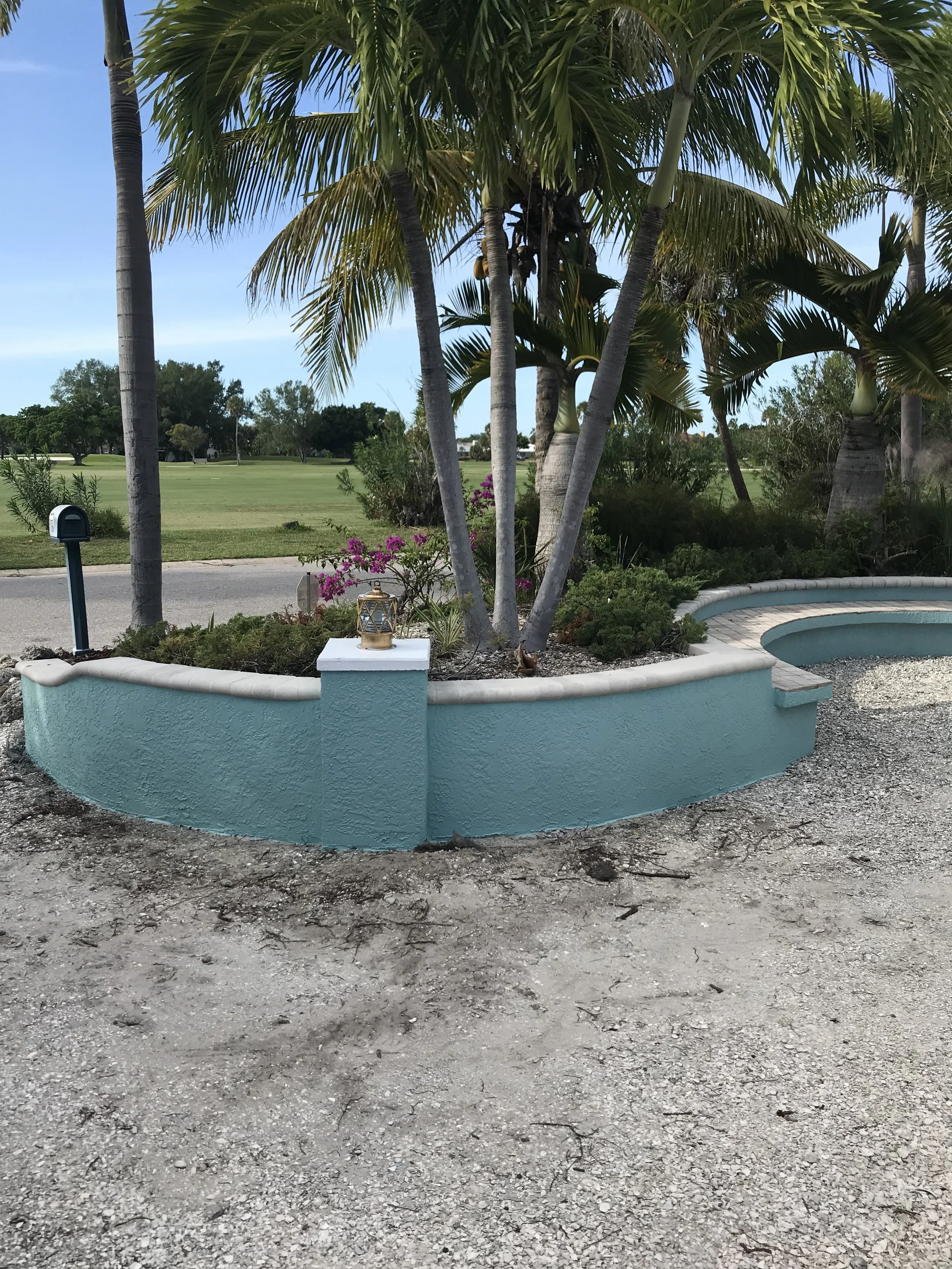 Repaired damaged retaining wall in Anna Maria Island, FL