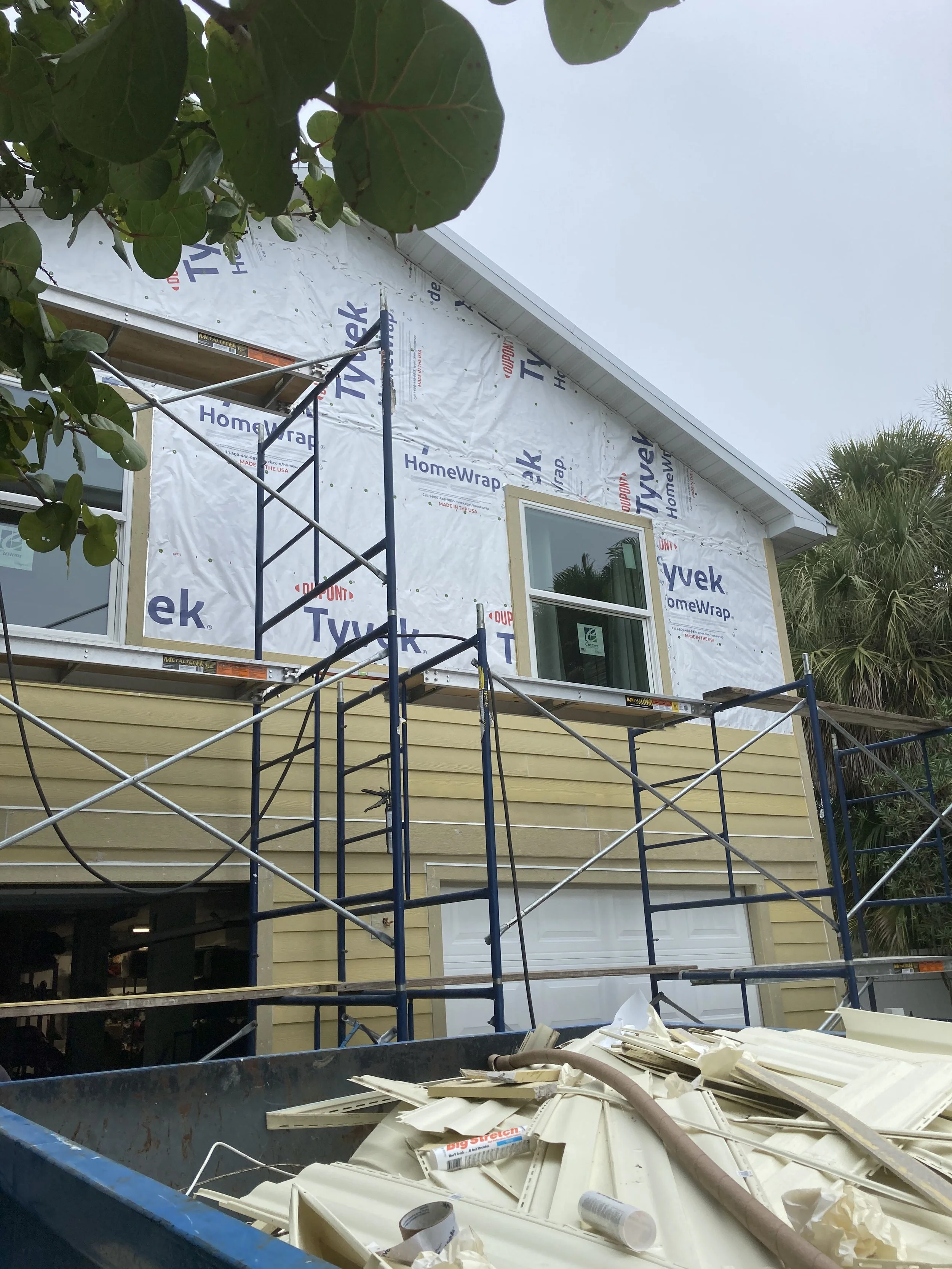 Installed new windows and Hardie board siding in Holmes Beach, FL