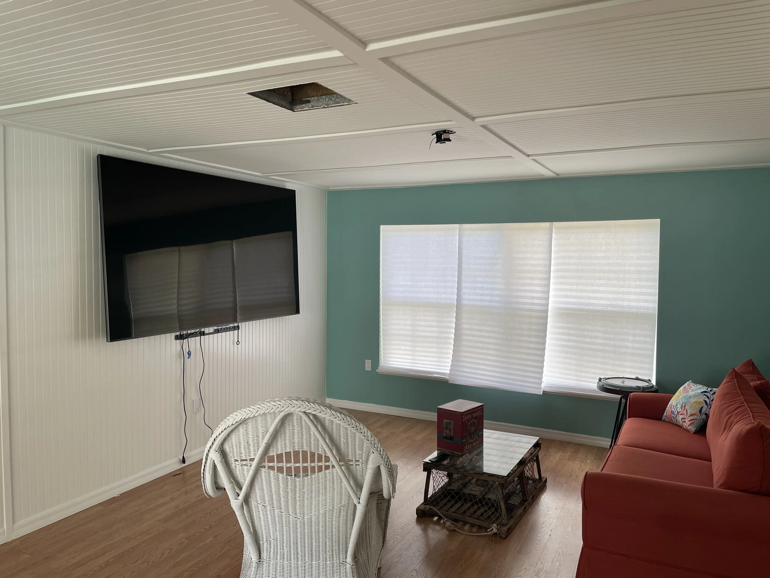 Remodeled living room in Spring Hill, FL