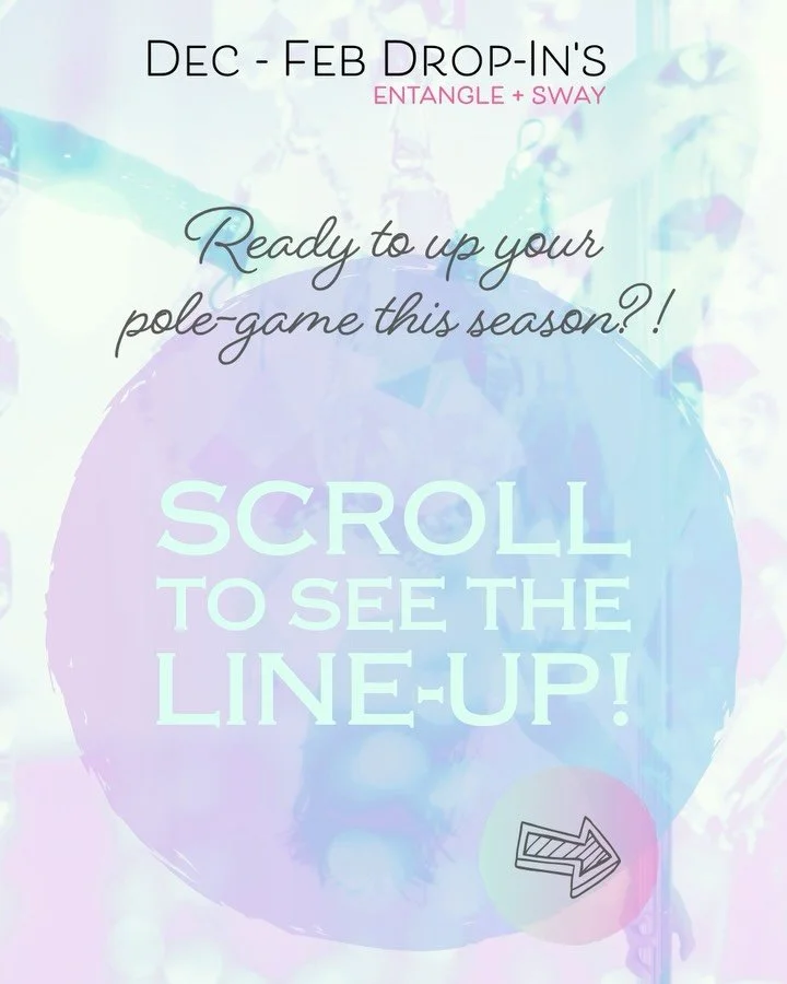 What&rsquo;s coming up at E+S? 🎁✨
Up your pole game this season in our studio! 
And keep your eye out&hellip; 👀 for more info on our upcoming specialty workshops and mini-series!
✨💖✨💖✨💖

#bayareapole #entangleandsway #sfpoleanddance