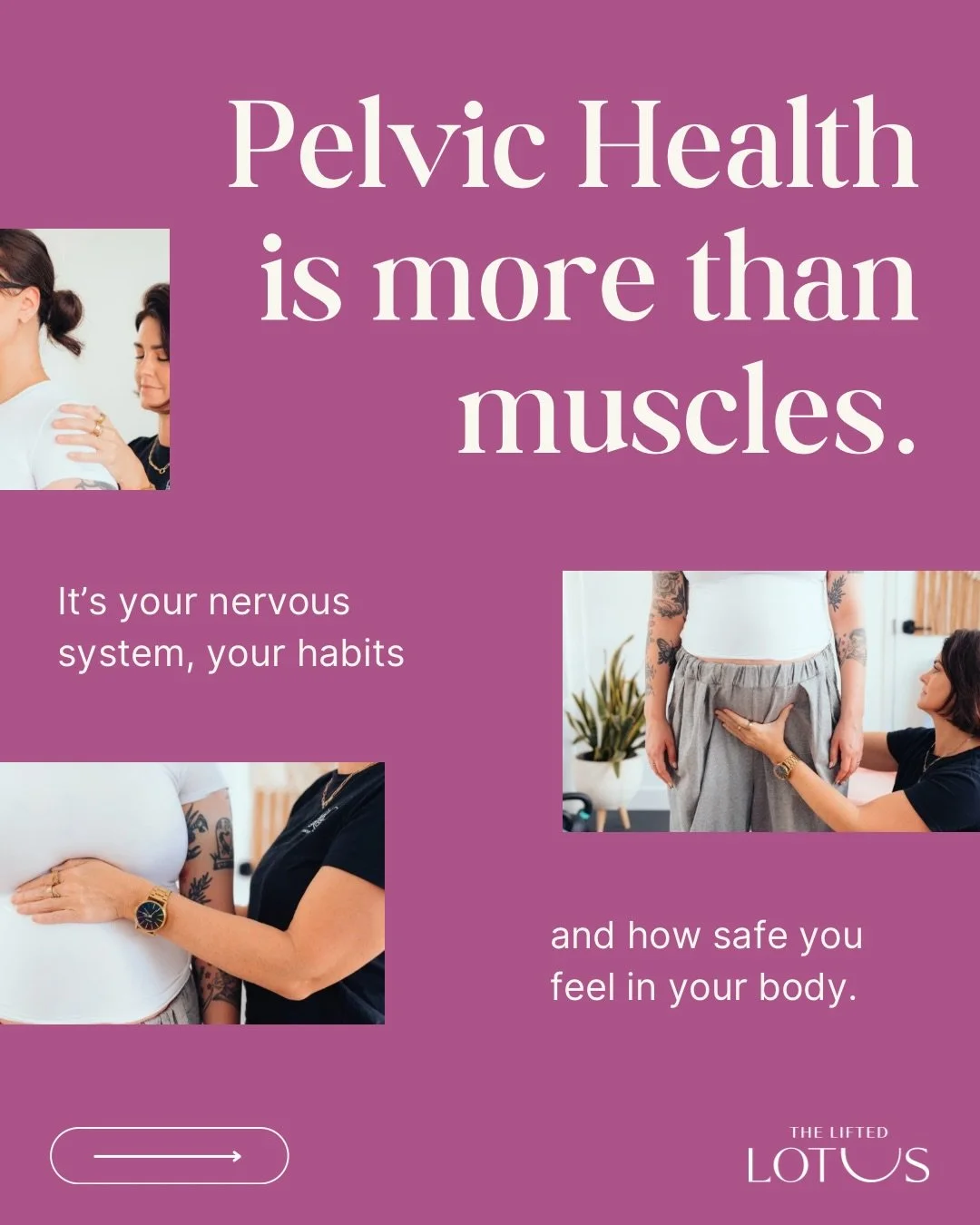 There&rsquo;s a lot of confusion &mdash; and sometimes judgment &mdash; around OTs working in pelvic health.

So let&rsquo;s clear it up🤍

Pelvic health isn&rsquo;t just about muscles. It&rsquo;s about how your nervous system responds to stress, how