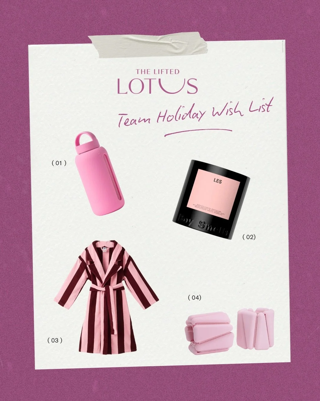 Here are some delicious wellness gifts that we are loving (&amp; wishing for!) this holiday season🎁✨ 

#wellnessgifts #selfcaregifts #theliftedlotus