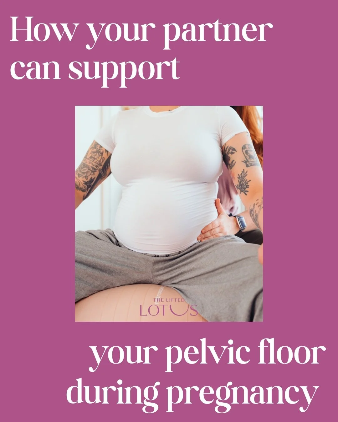 Supporting your partner during pregnancy is about more than just being there, it&rsquo;s about how you show up❤️

When she feels supported, safe, and less overwhelmed, her body can soften instead of hold tension. That kind of support truly matters fo