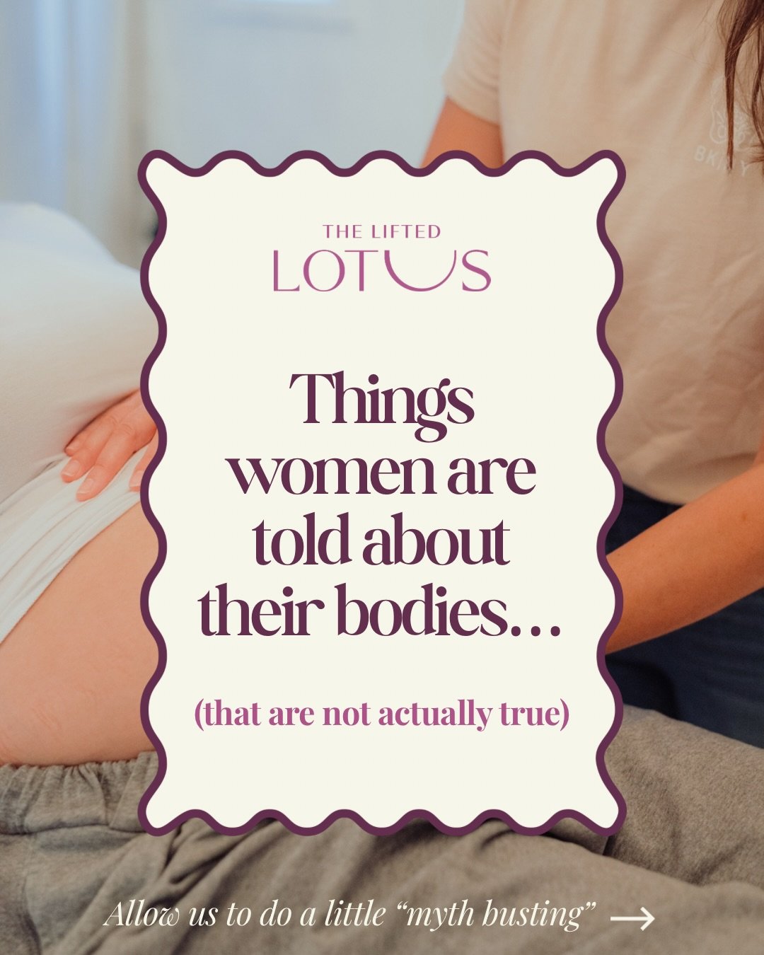 There&rsquo;s a lot women have been told about their bodies that just isn&rsquo;t true&hellip; 

&ldquo;Bounce back in 6 weeks.&rdquo;
&ldquo;Leaking is just something you have to deal with.&rdquo;
&ldquo;Pain during sex is normal.&rdquo;

These aren