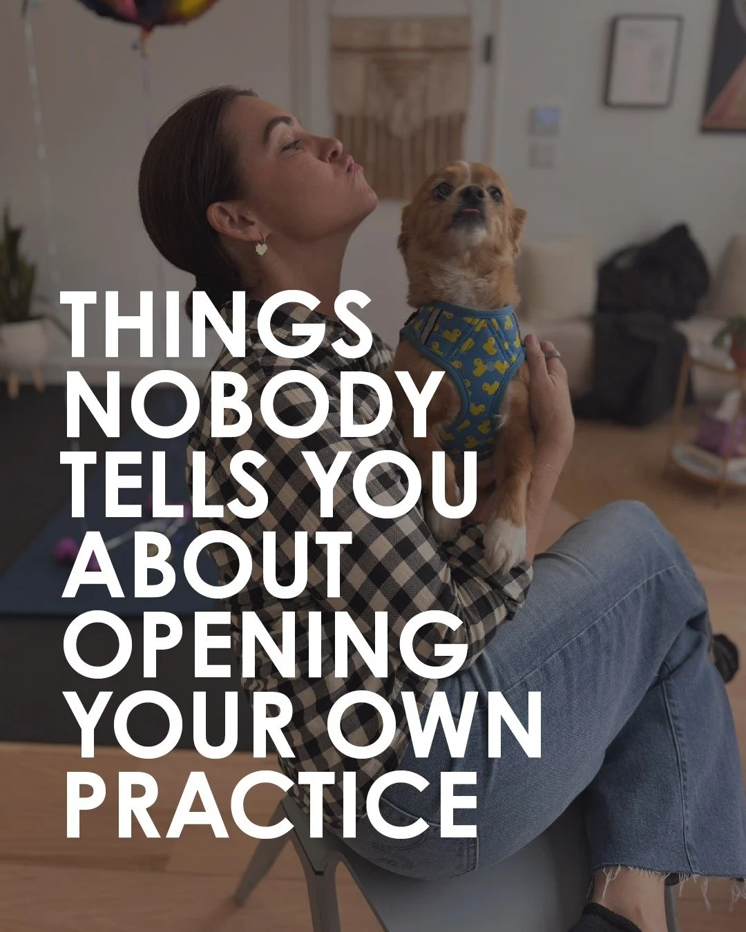 I signed a lease with no idea what I was doing. I taught myself the business side entirely as I went, which is true of almost every clinician who opens a practice and something almost none of us admit out loud. Cash flow was hard. The build outs were